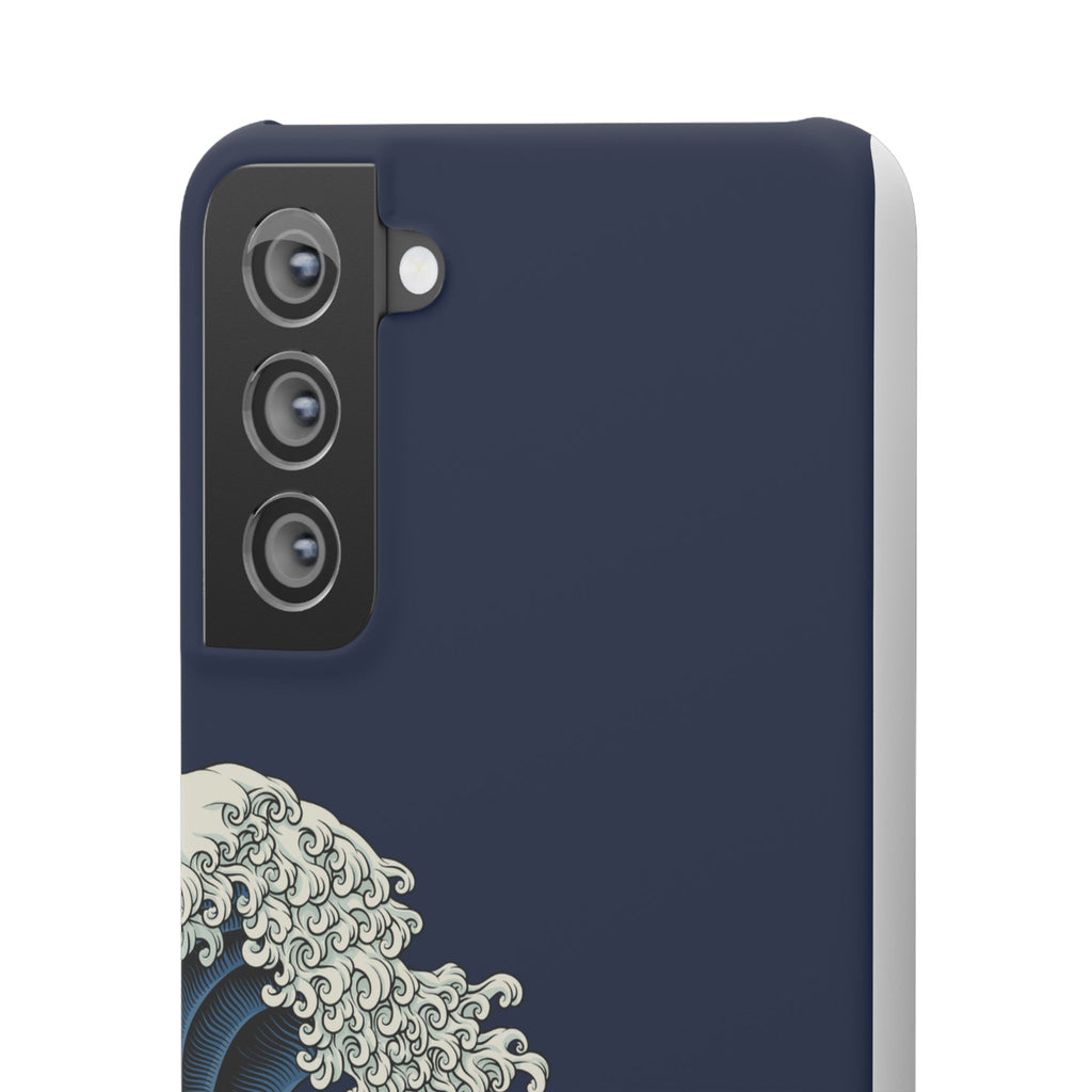 Phone Case — 'Go with the Flow' Wave Design