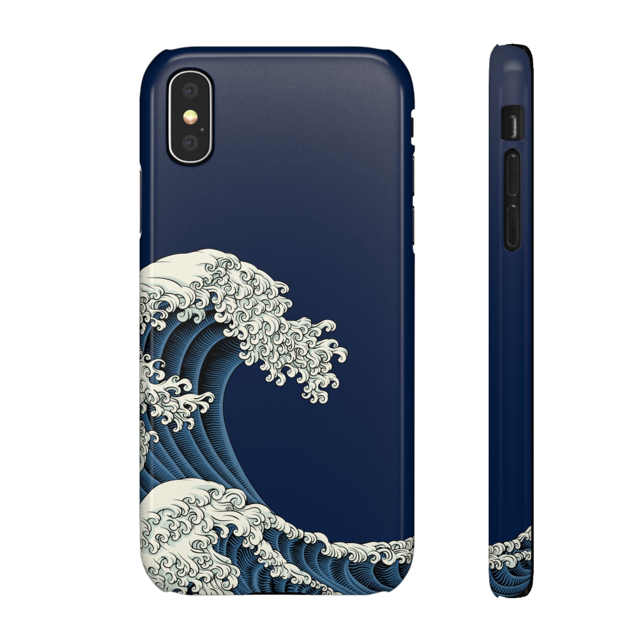 Phone Case — 'Go with the Flow' Wave Design