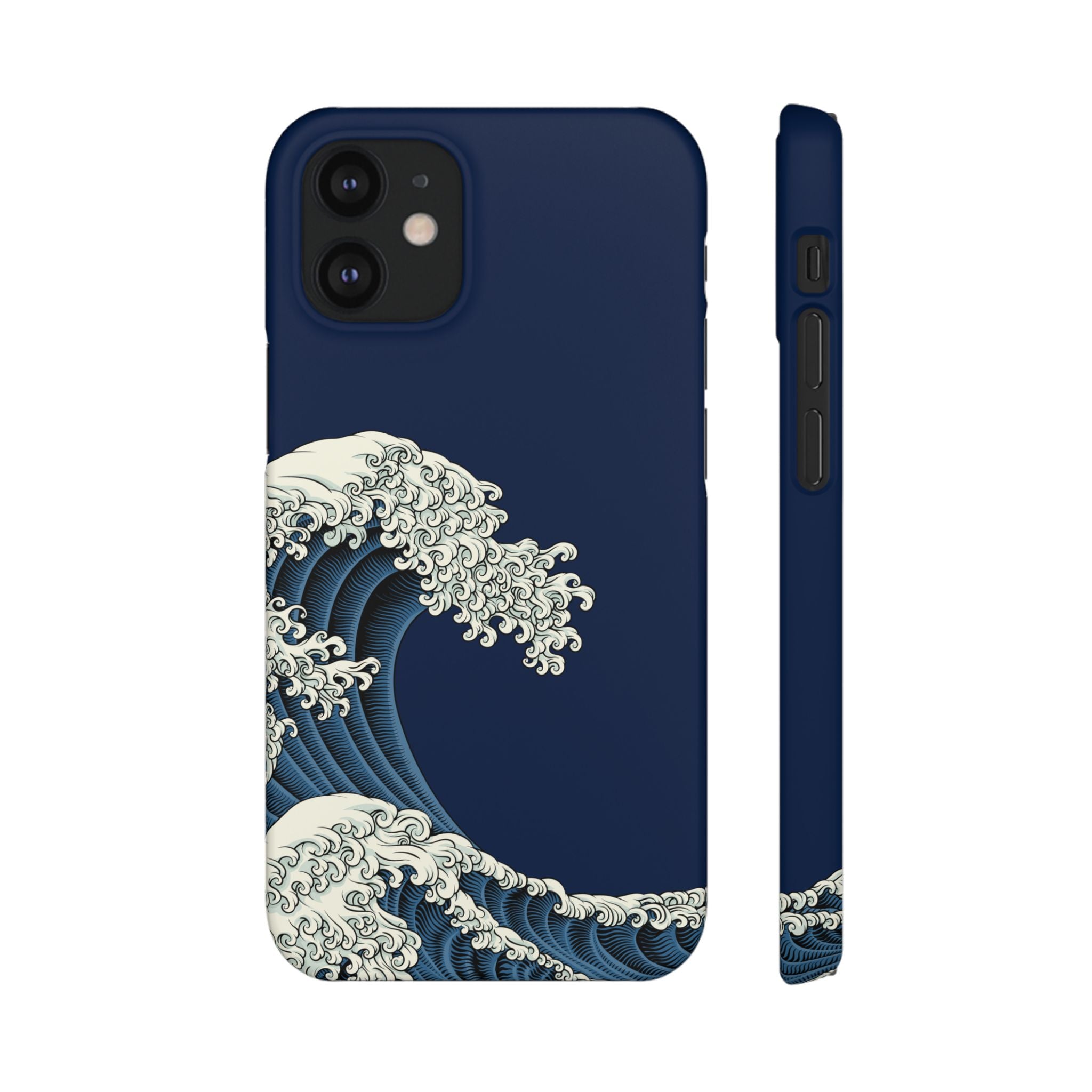 Phone Case — 'Go with the Flow' Wave Design