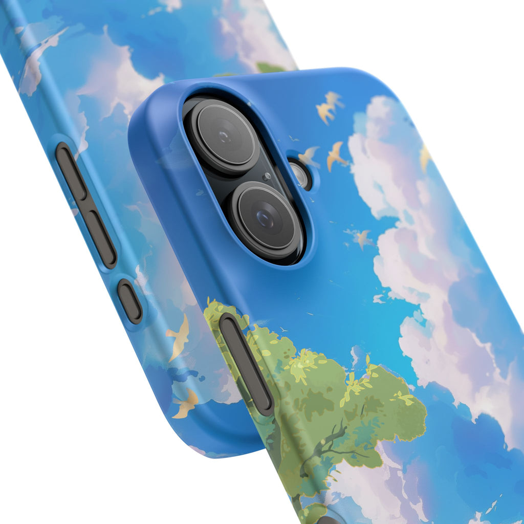 Snap Case Phone Case — Blue Sky Meadow Cloud Art