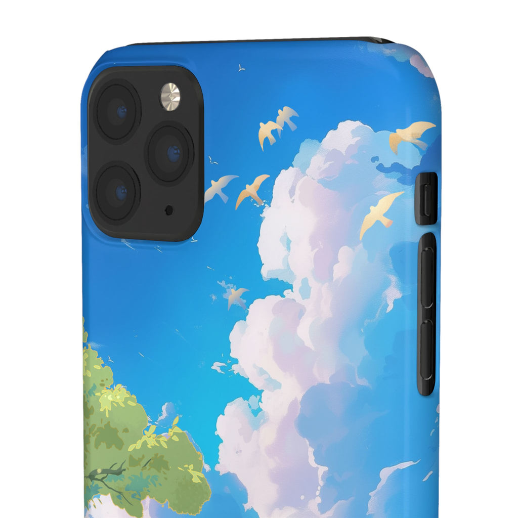 Snap Case Phone Case — Blue Sky Meadow Cloud Art