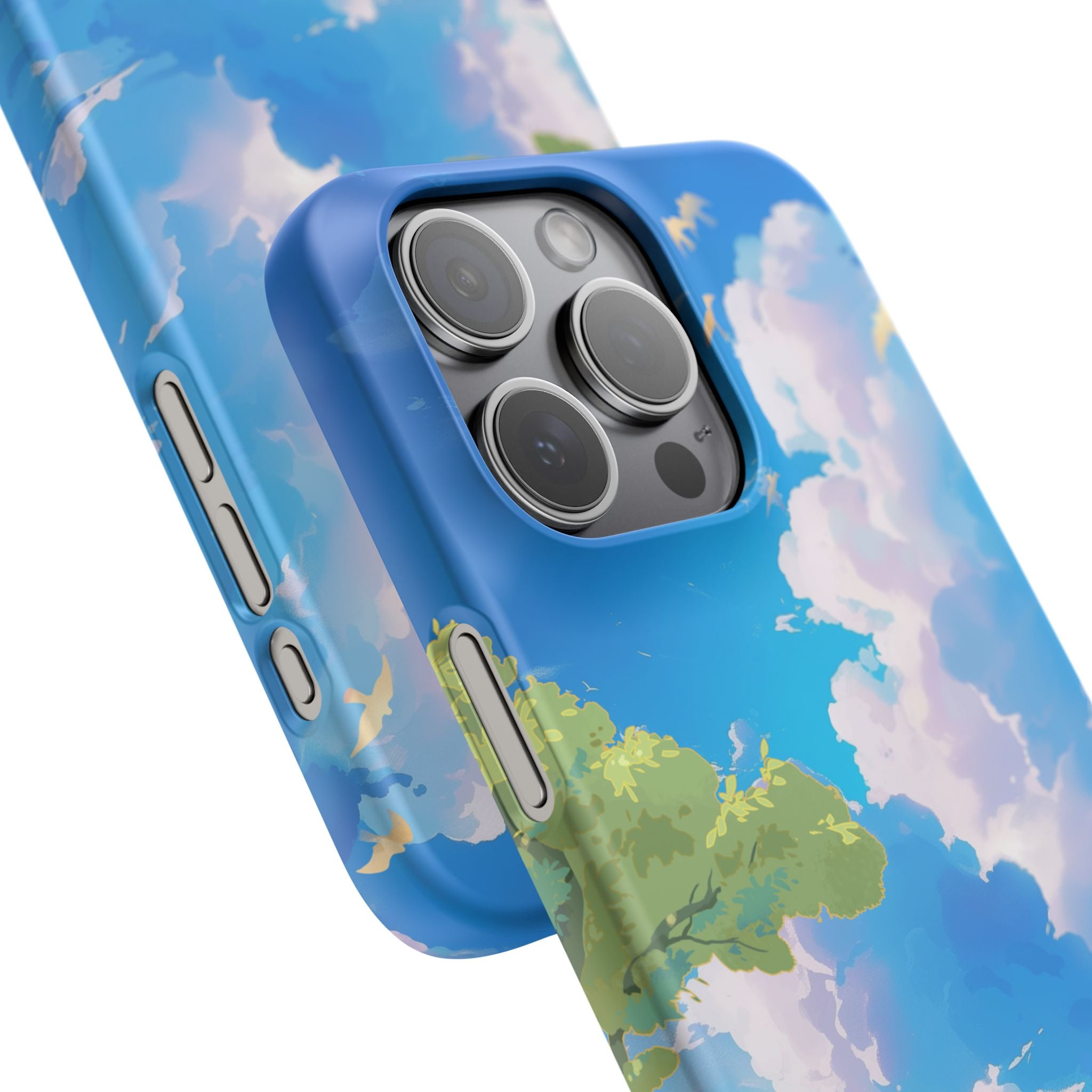 Snap Case Phone Case — Blue Sky Meadow Cloud Art