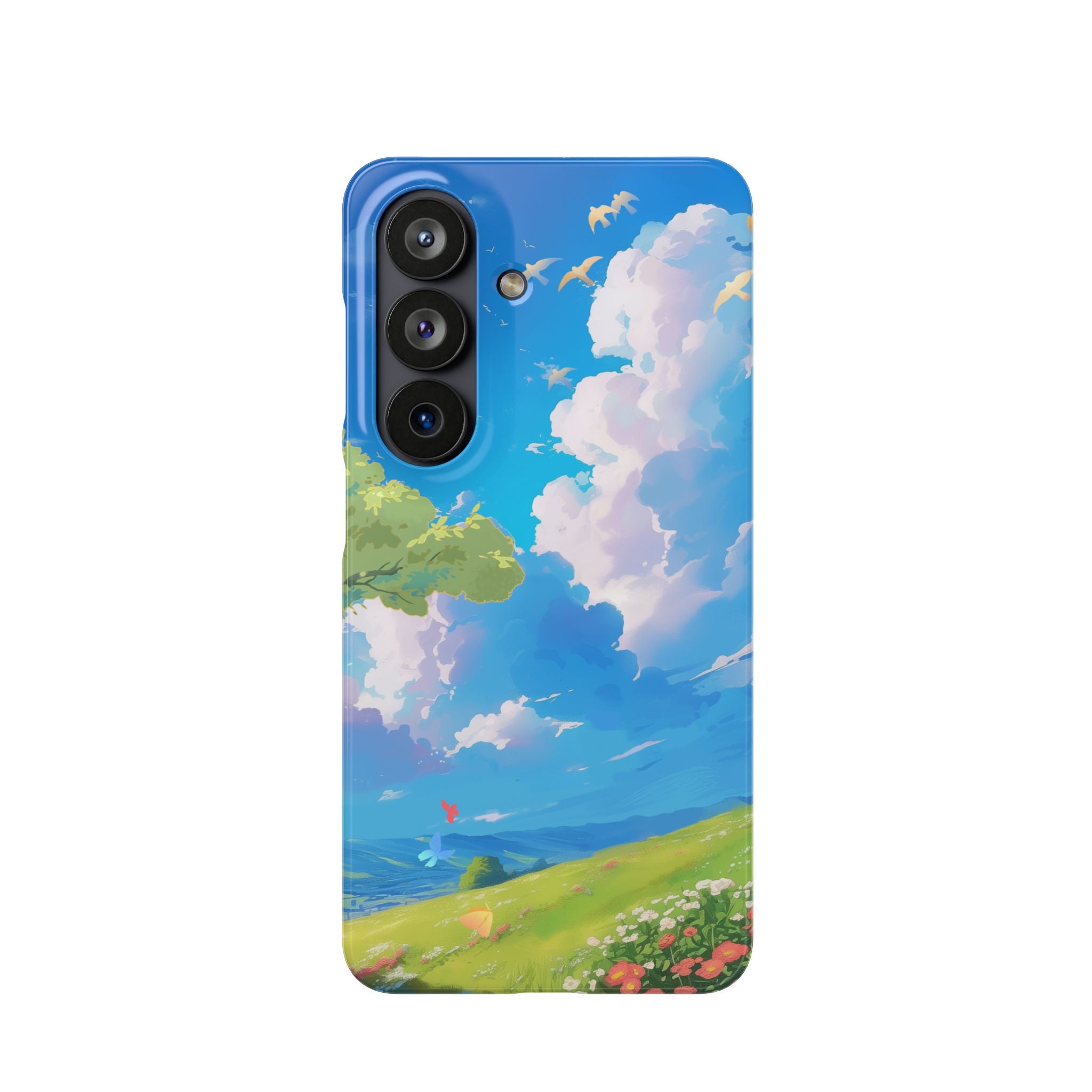 Snap Case Phone Case — Blue Sky Meadow Cloud Art