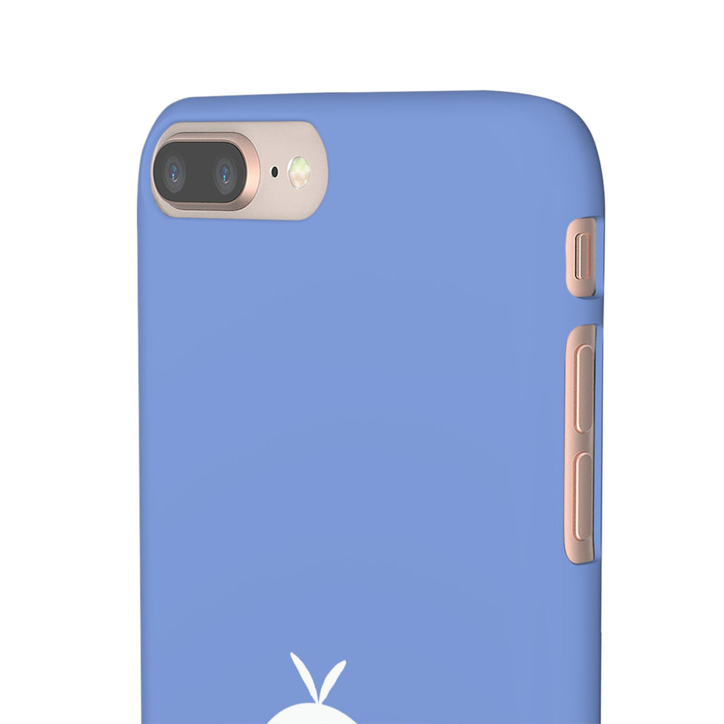 Cute Goose Phone Case – Blue Snap Phone Cover with Whimsical Bird Design