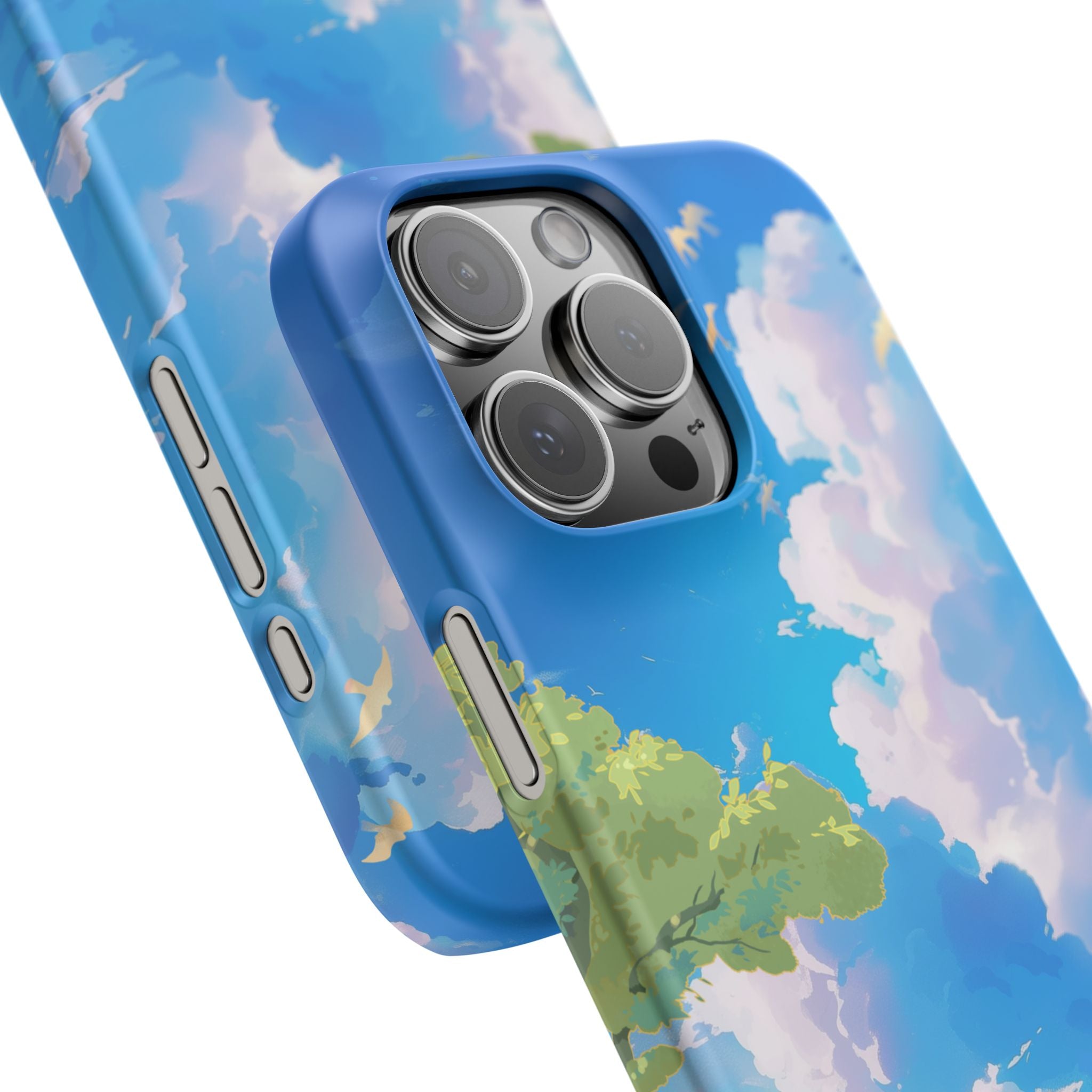 Snap Case Phone Case — Blue Sky Meadow Cloud Art