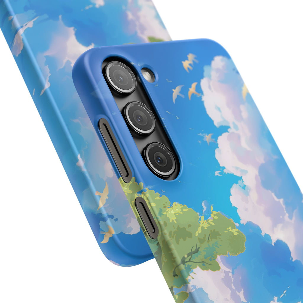 Snap Case Phone Case — Blue Sky Meadow Cloud Art