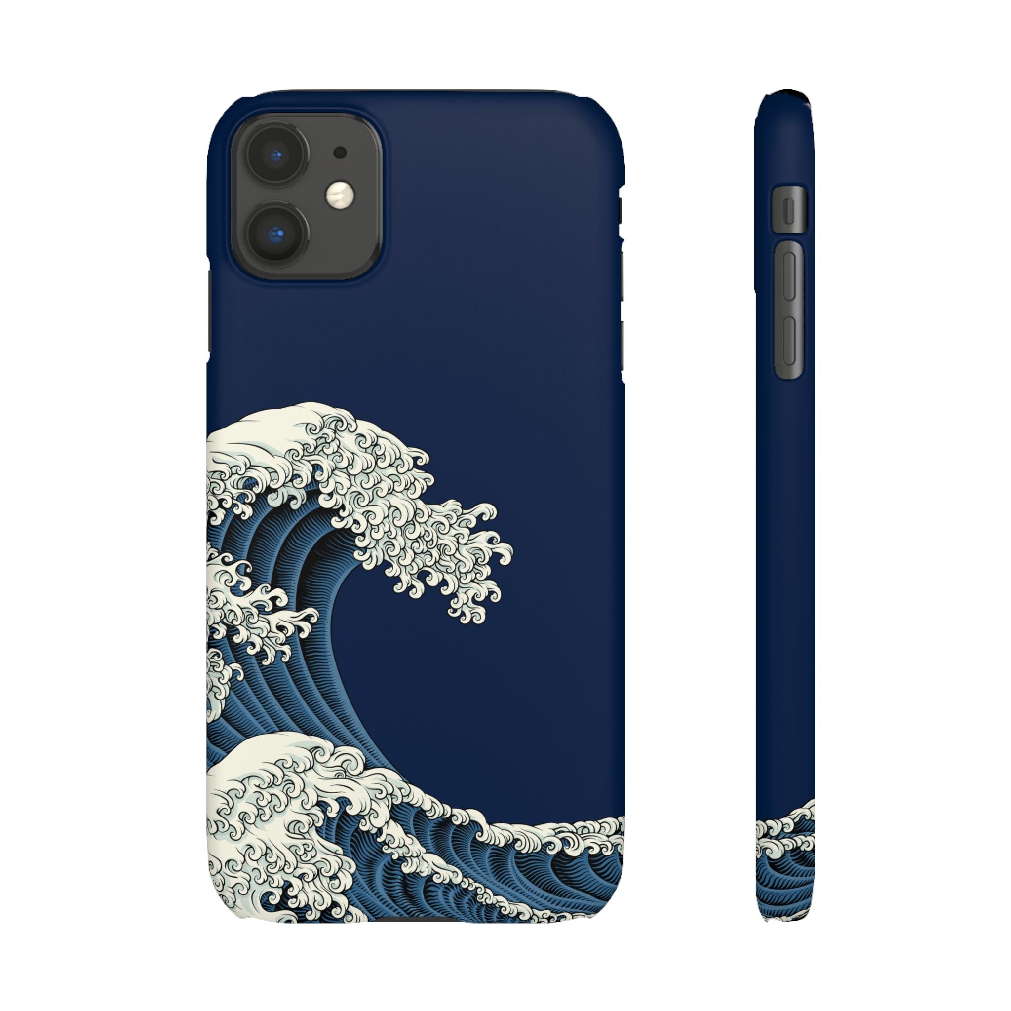 Phone Case — 'Go with the Flow' Wave Design