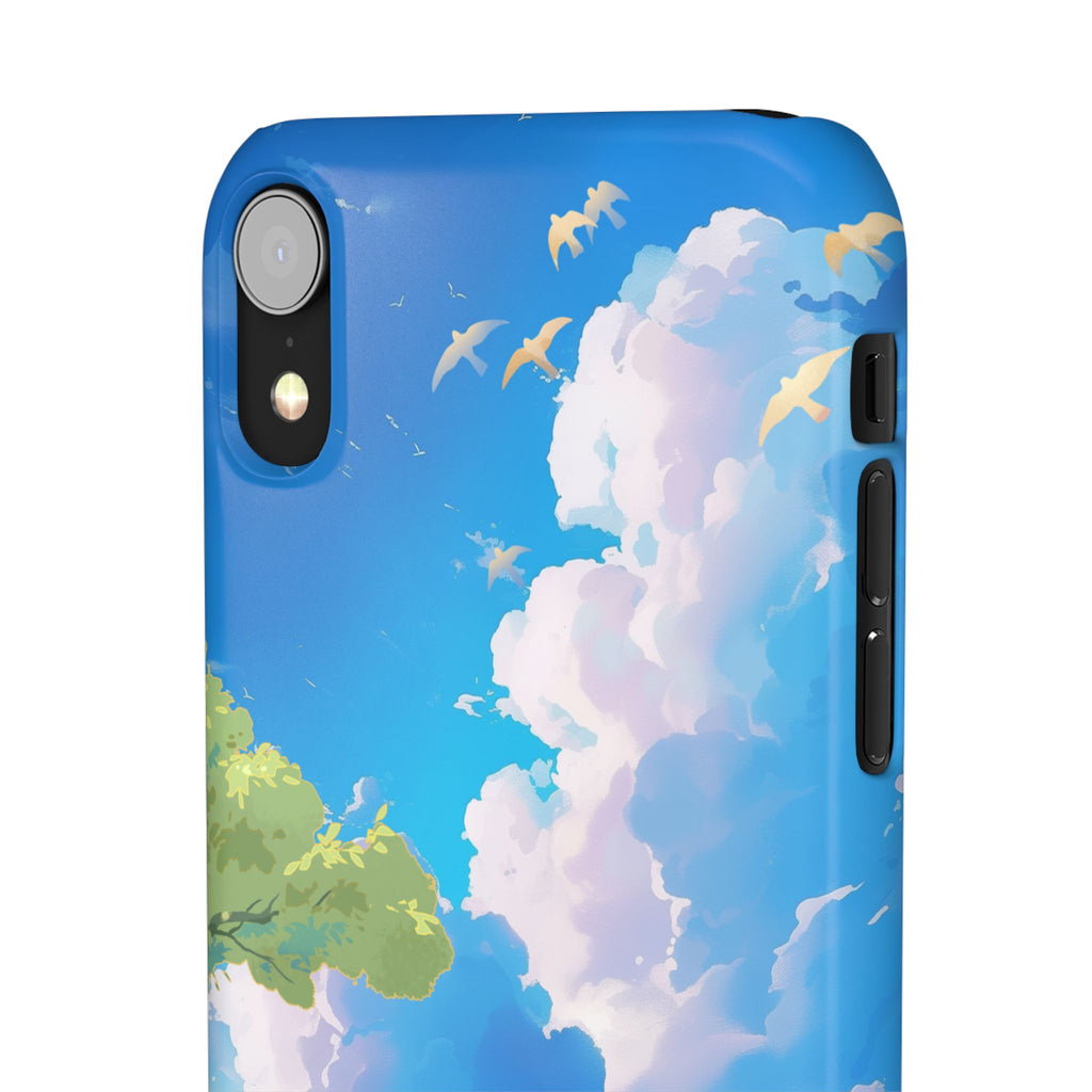 Snap Case Phone Case — Blue Sky Meadow Cloud Art