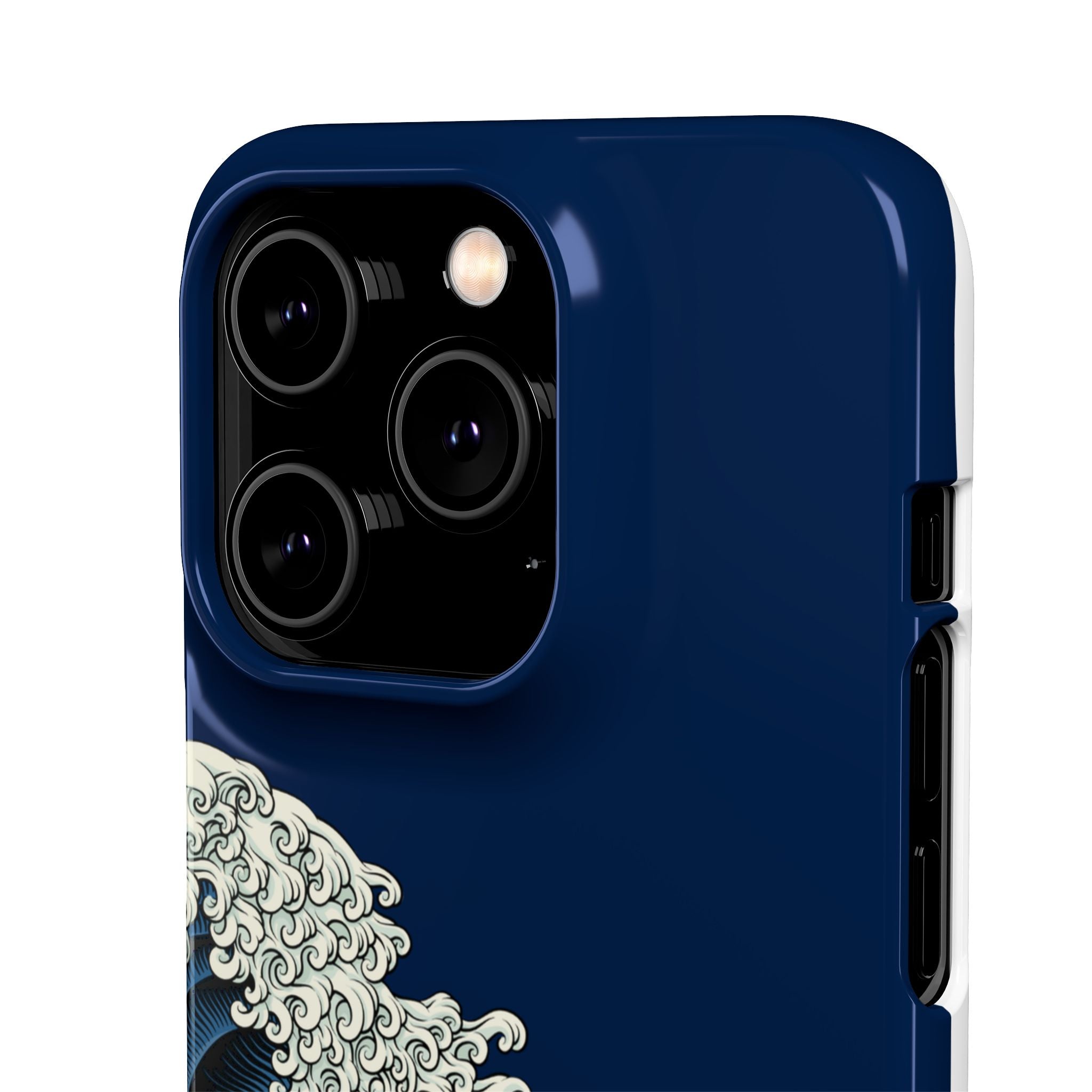 Phone Case — 'Go with the Flow' Wave Design