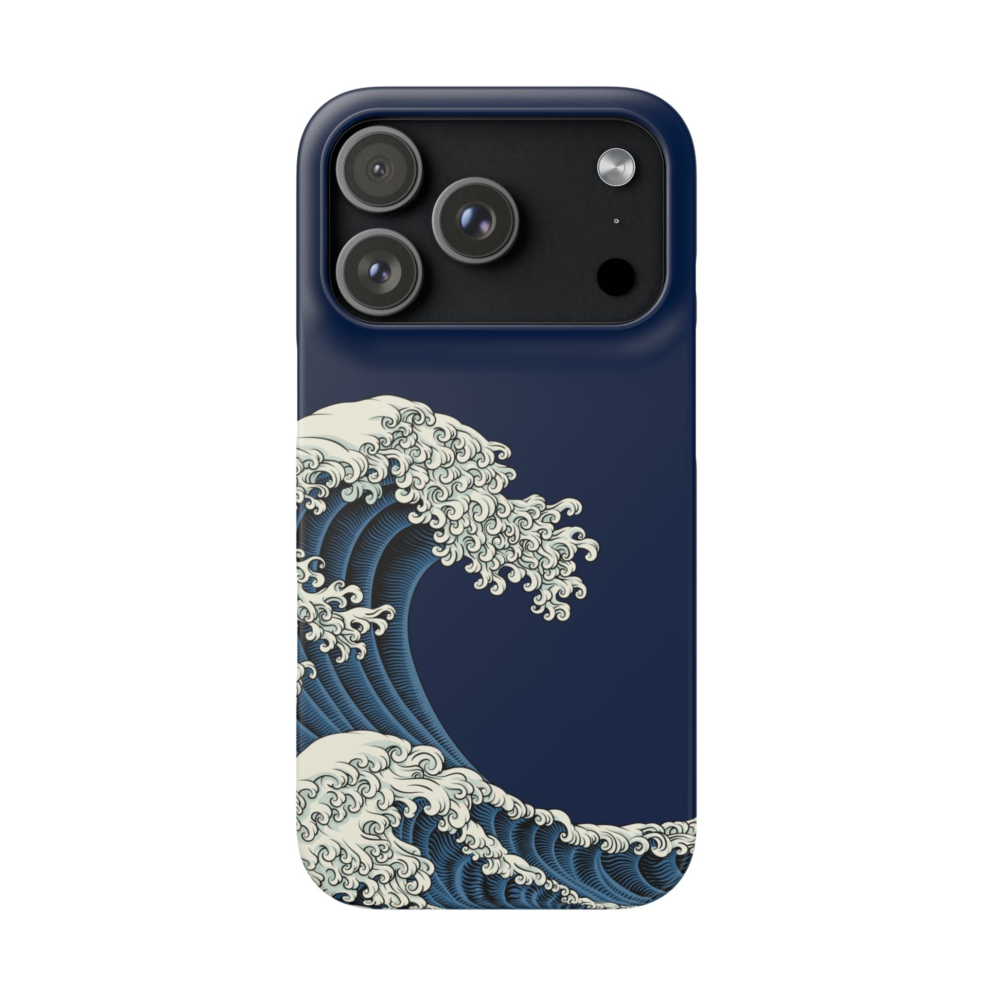 Phone Case — 'Go with the Flow' Wave Design