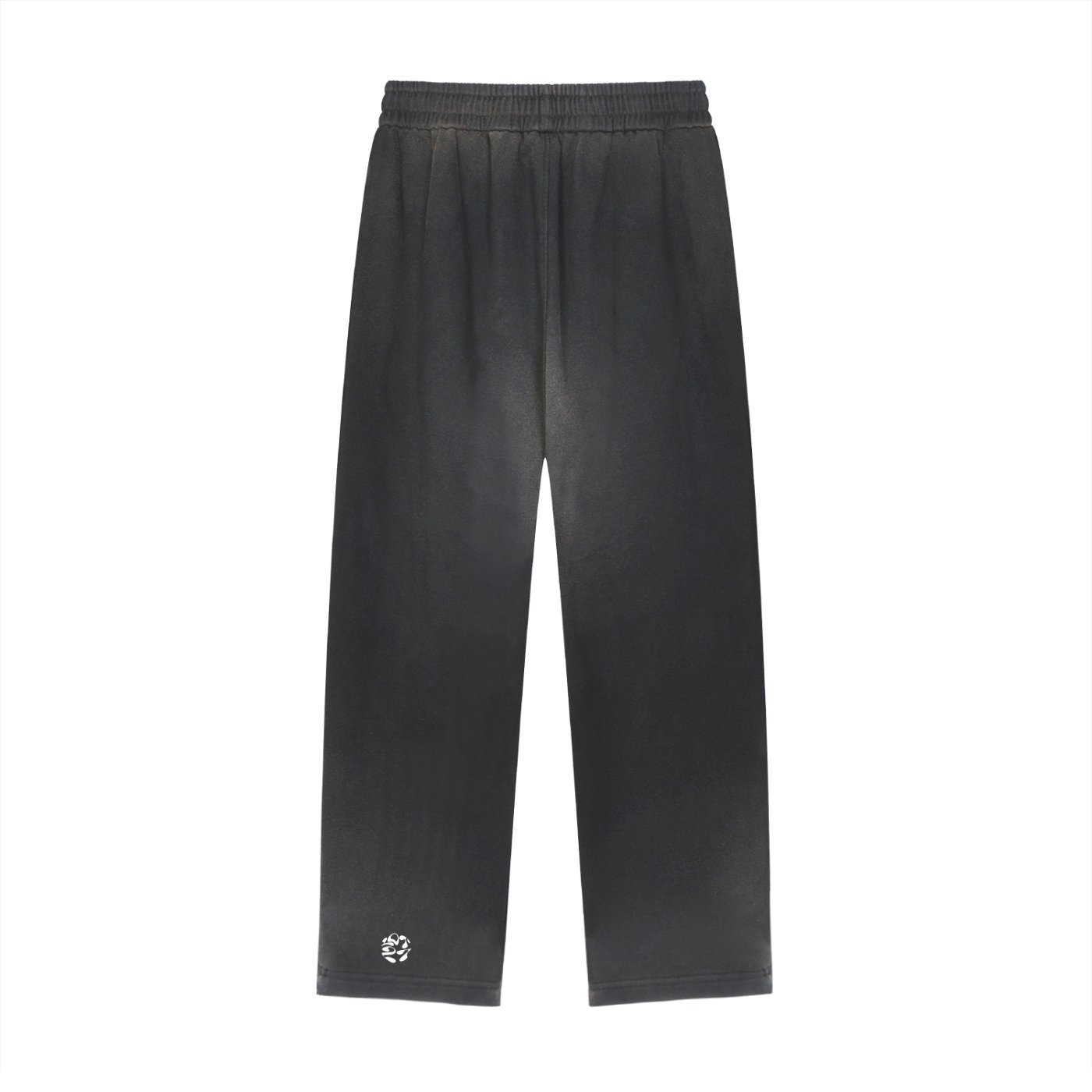 Sun Fade Raw Edge Straight-Leg Sweatpants