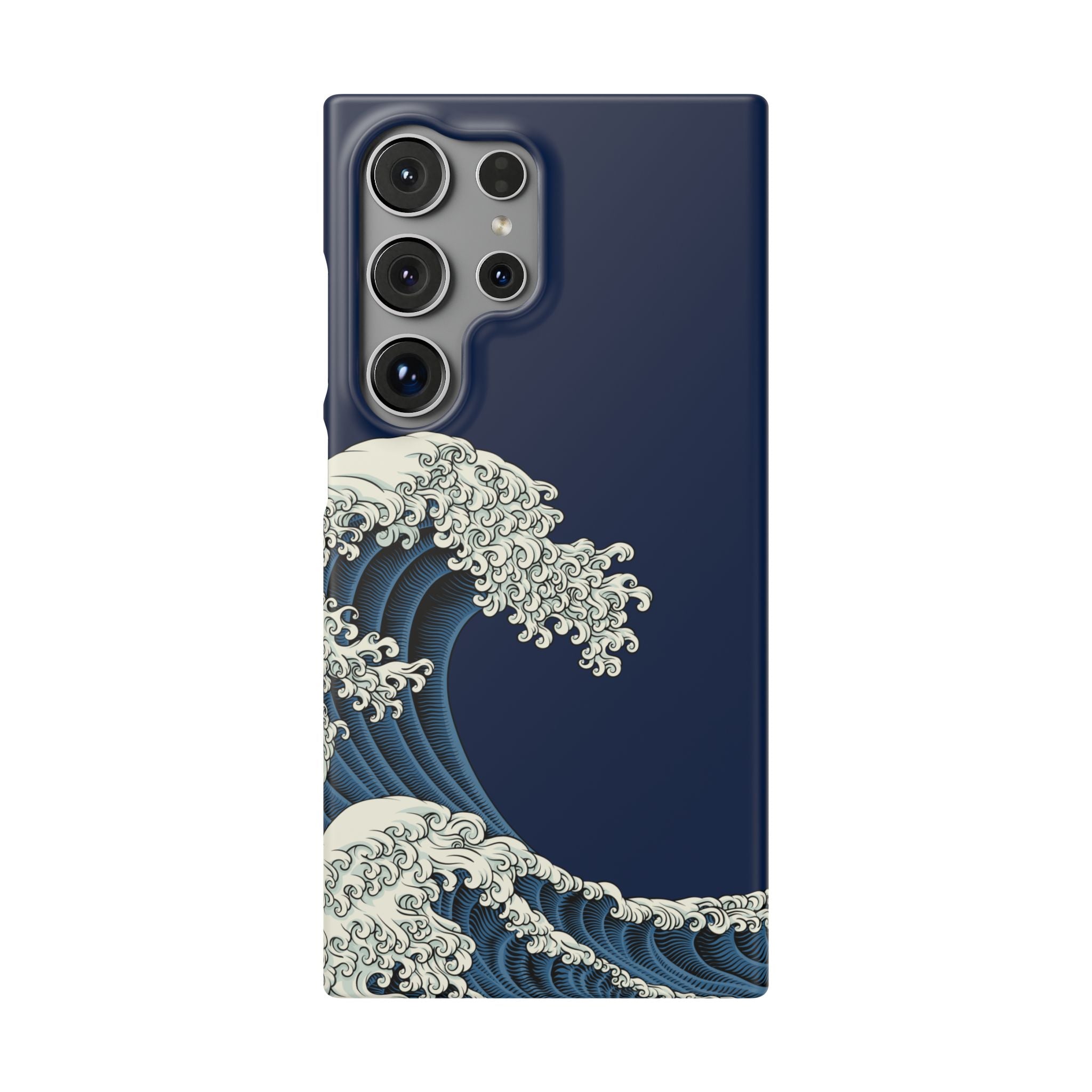 Phone Case — 'Go with the Flow' Wave Design
