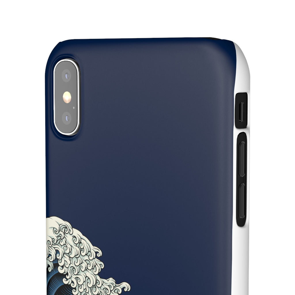 Phone Case — 'Go with the Flow' Wave Design