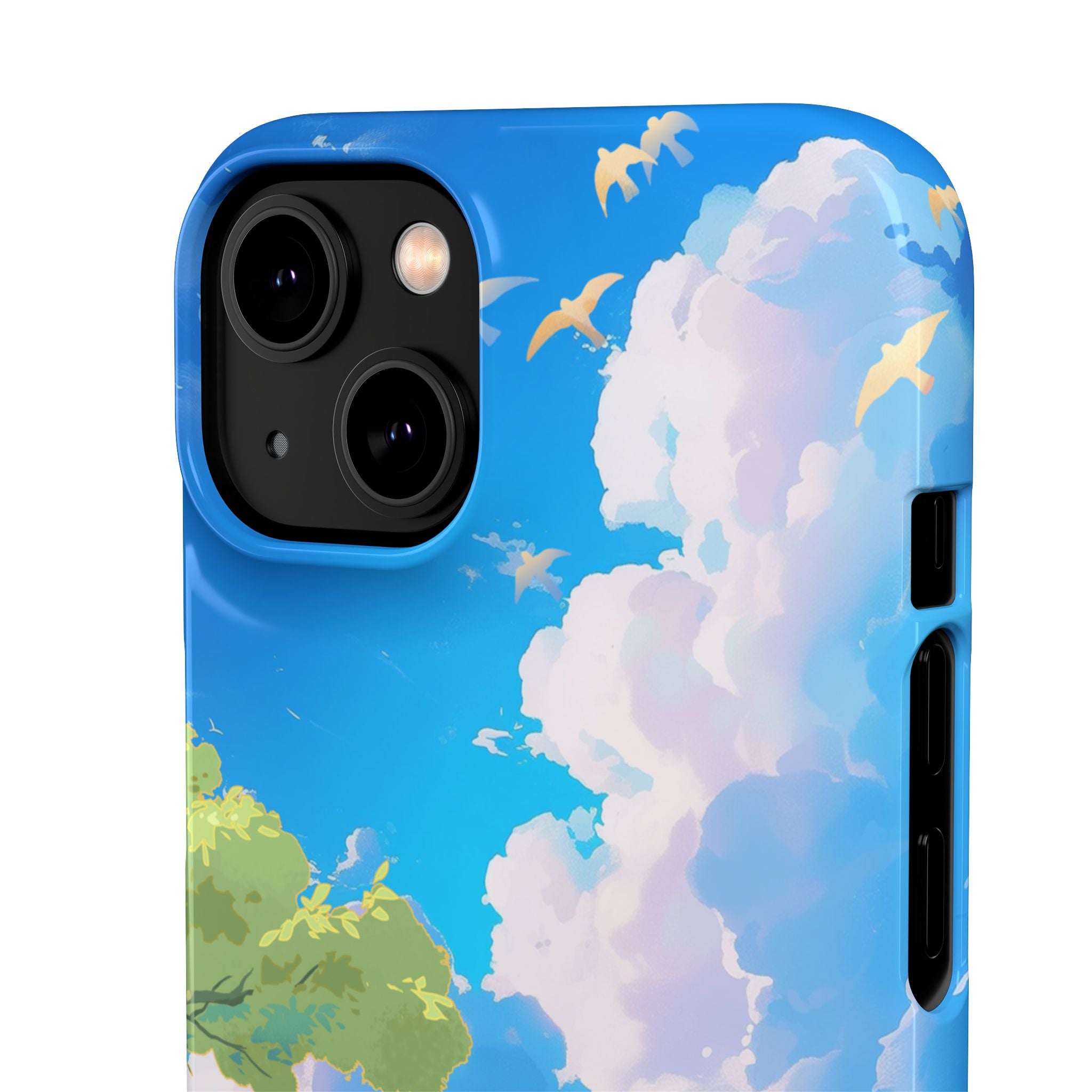 Snap Case Phone Case — Blue Sky Meadow Cloud Art