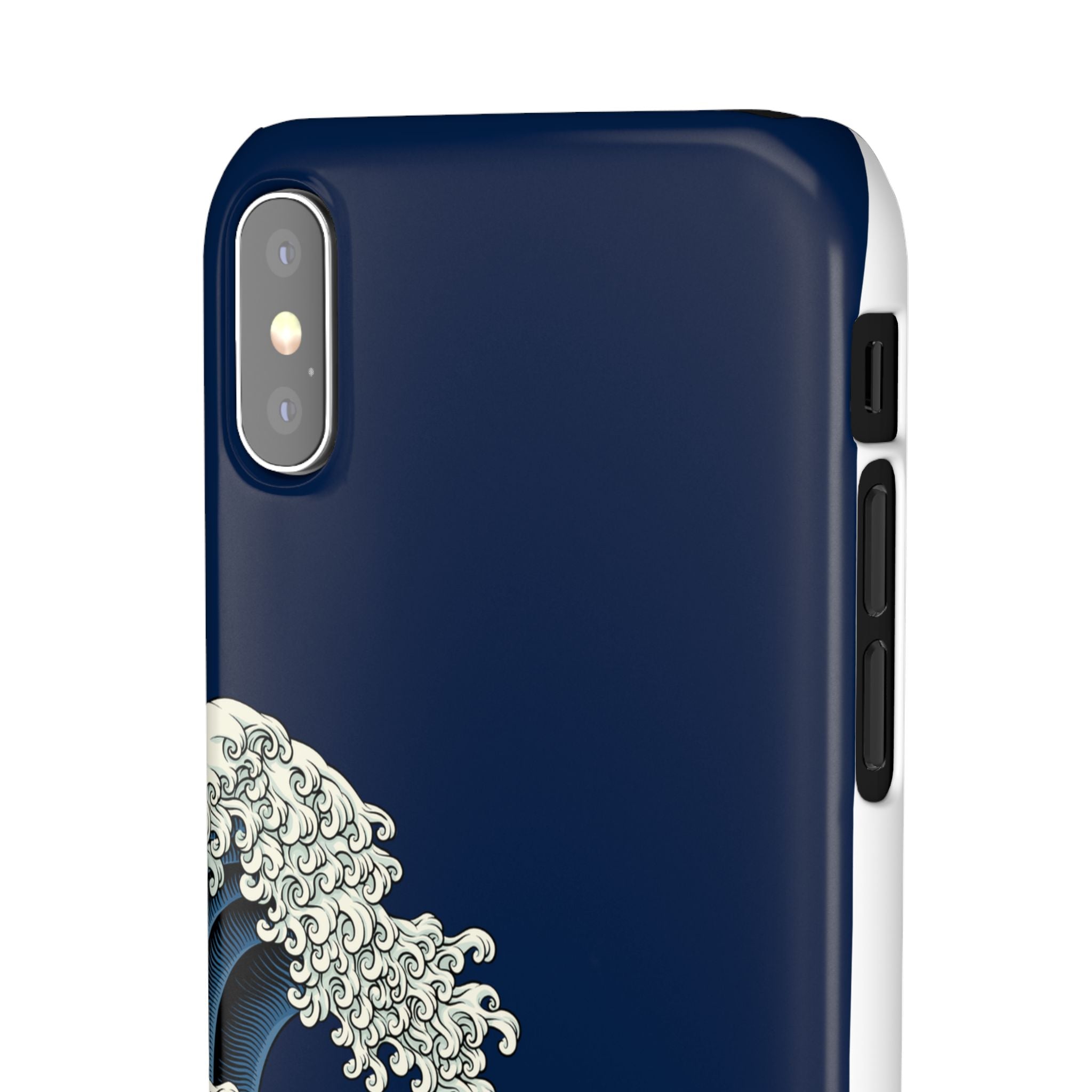 Phone Case — 'Go with the Flow' Wave Design