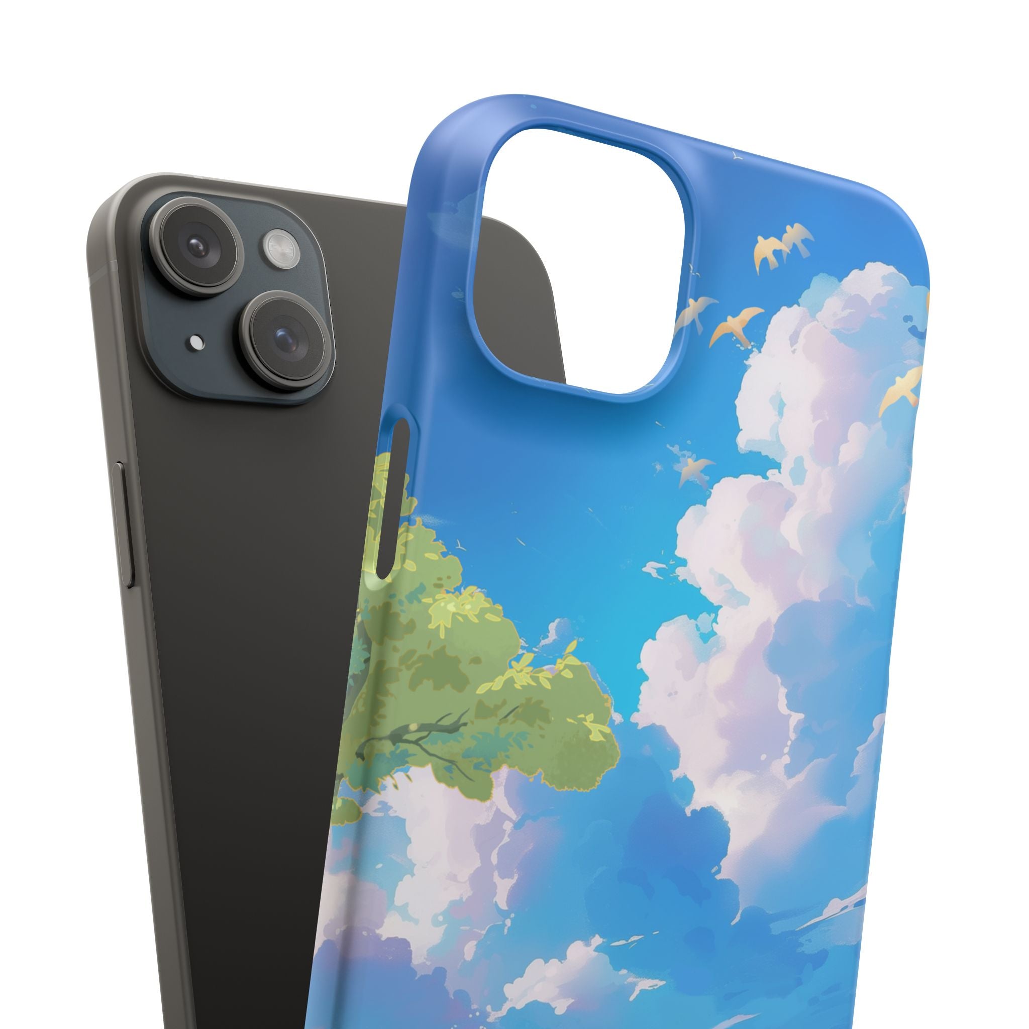 Snap Case Phone Case — Blue Sky Meadow Cloud Art