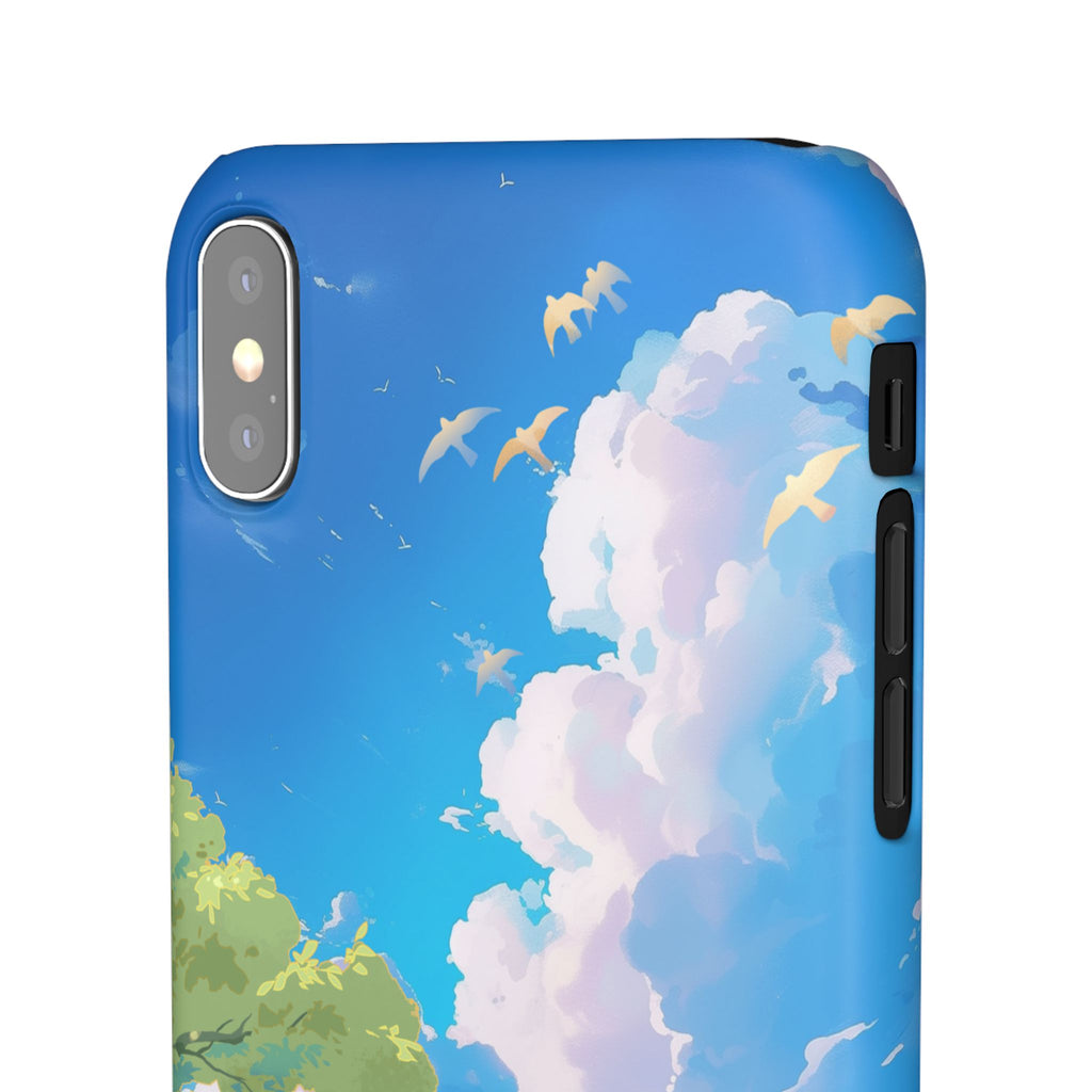 Snap Case Phone Case — Blue Sky Meadow Cloud Art