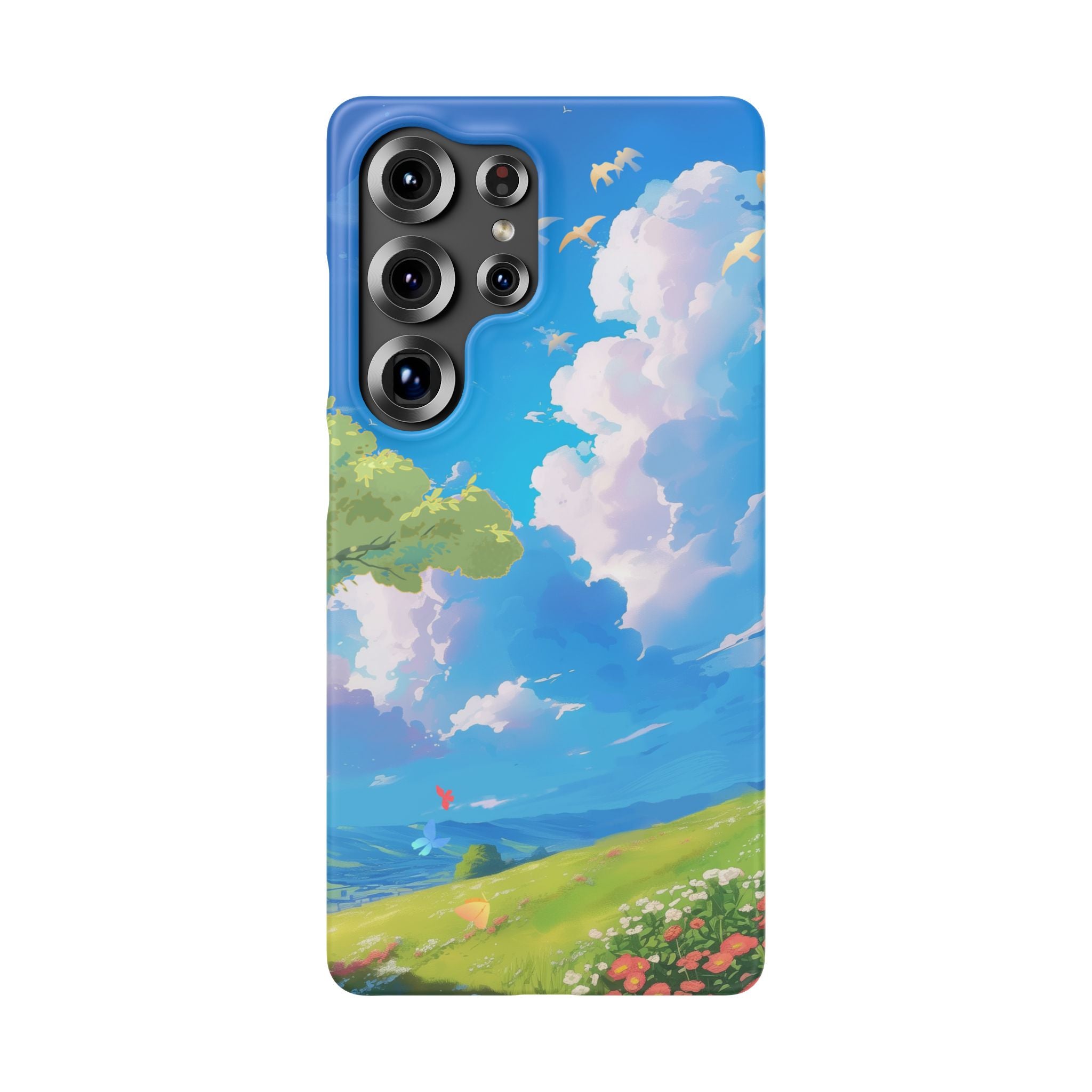 Snap Case Phone Case — Blue Sky Meadow Cloud Art