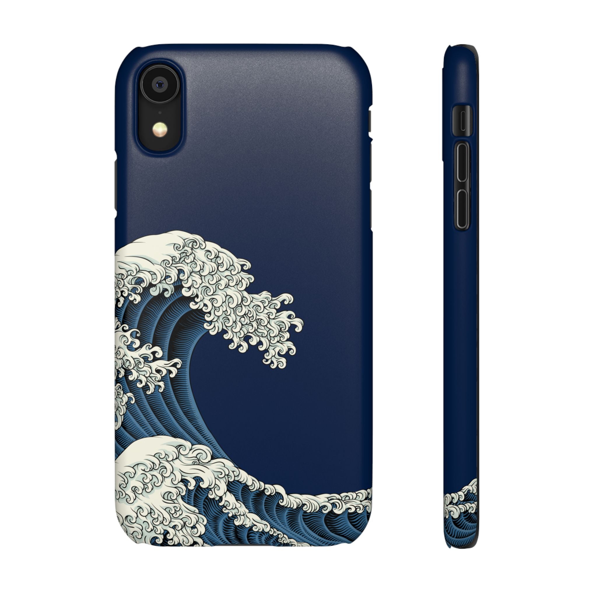 Phone Case — 'Go with the Flow' Wave Design