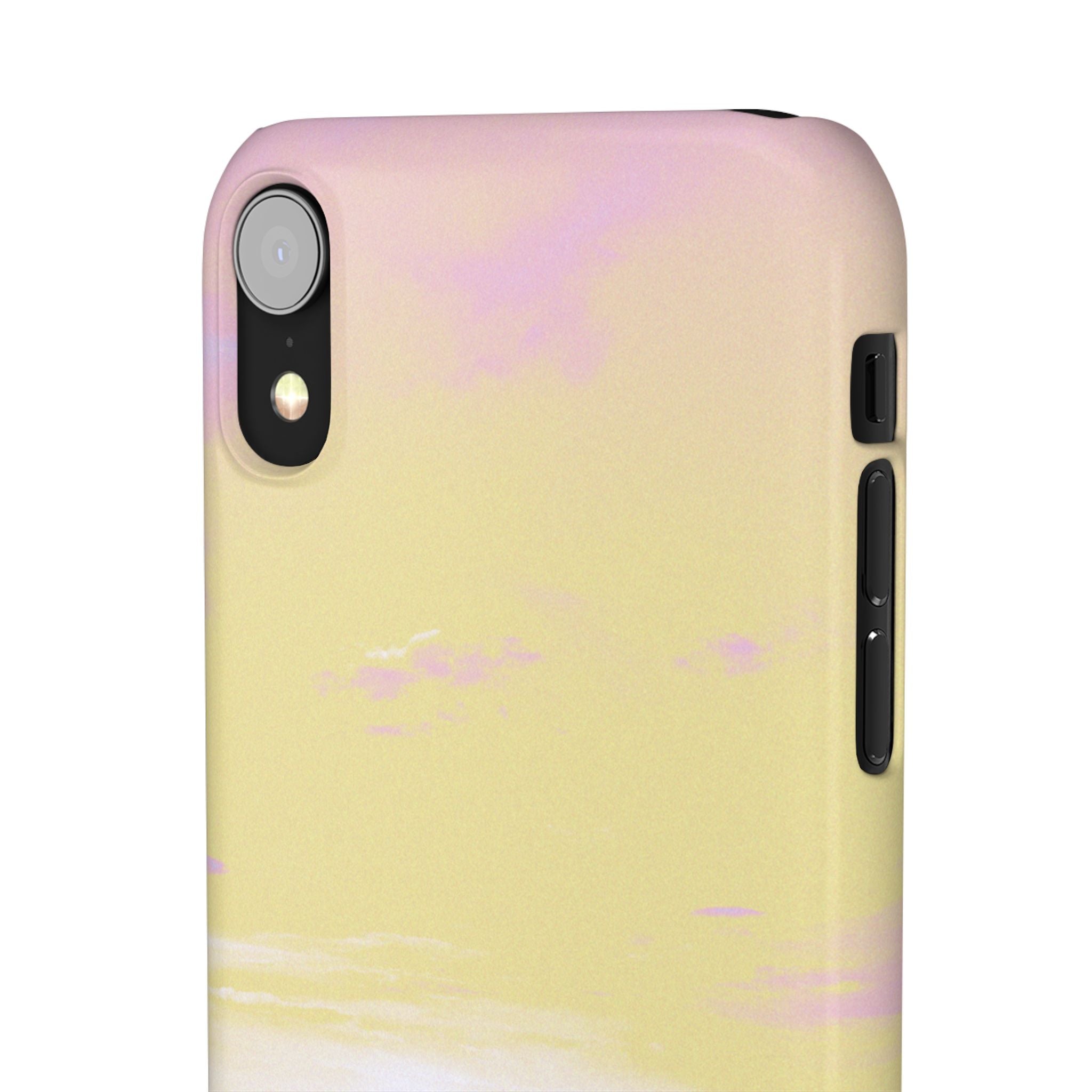 Pastel Lavender Field Phone Case — Sunset Sky Snap Case