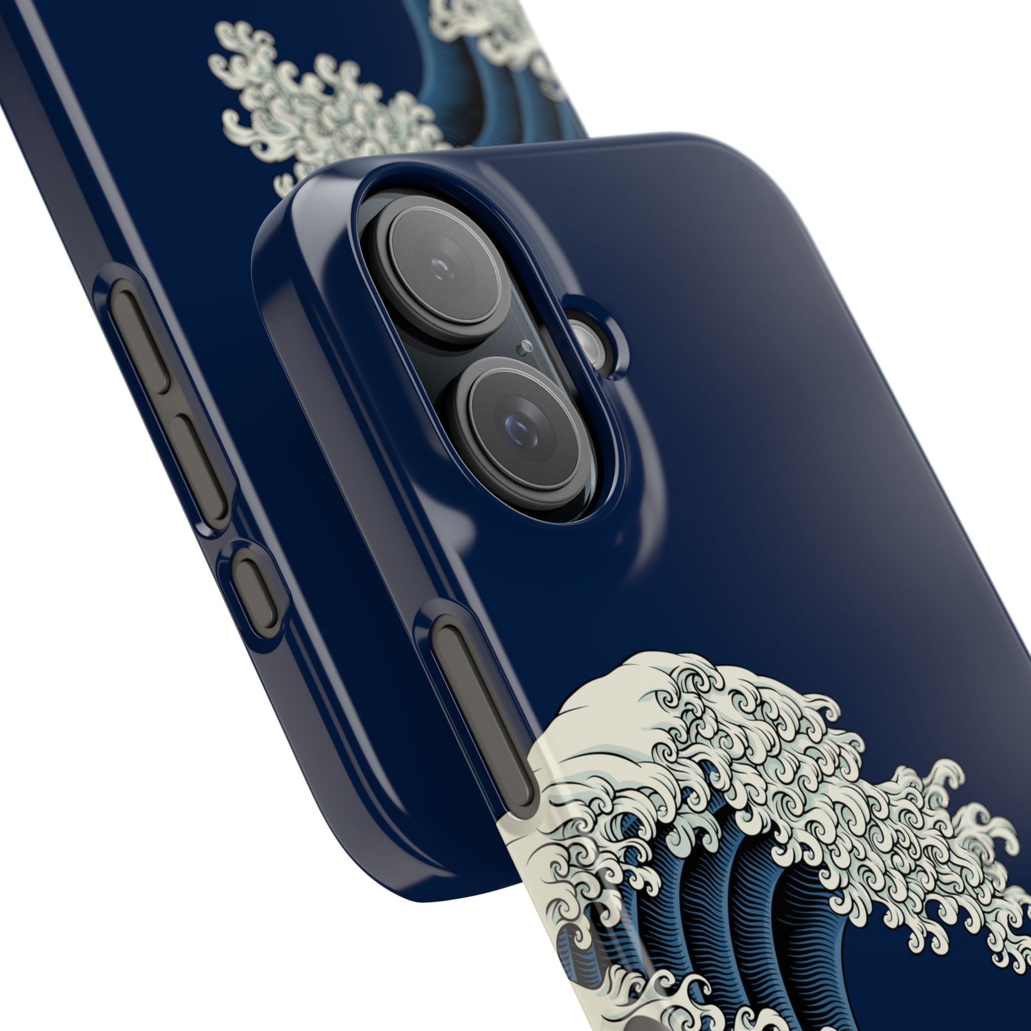 Phone Case — 'Go with the Flow' Wave Design