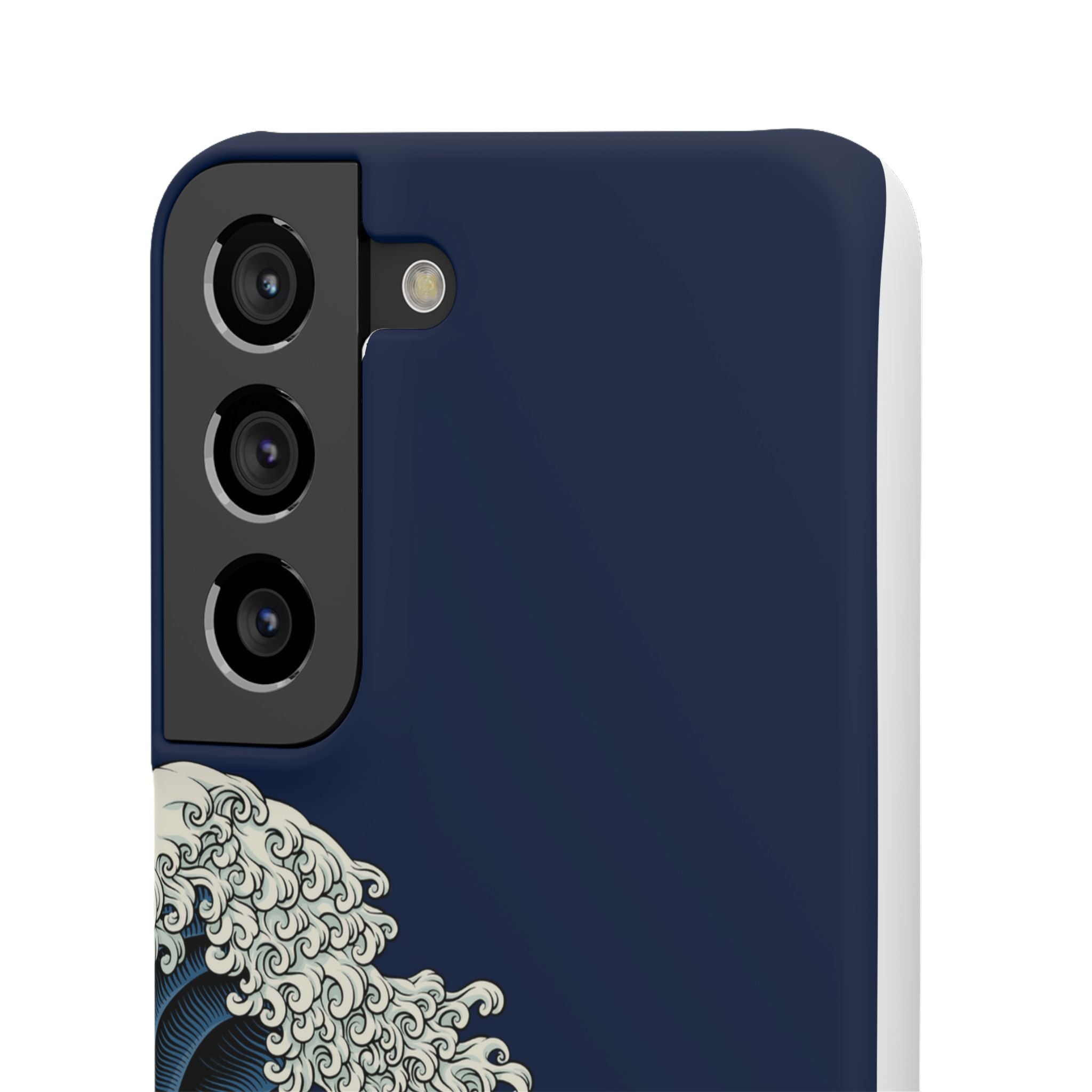 Phone Case — 'Go with the Flow' Wave Design