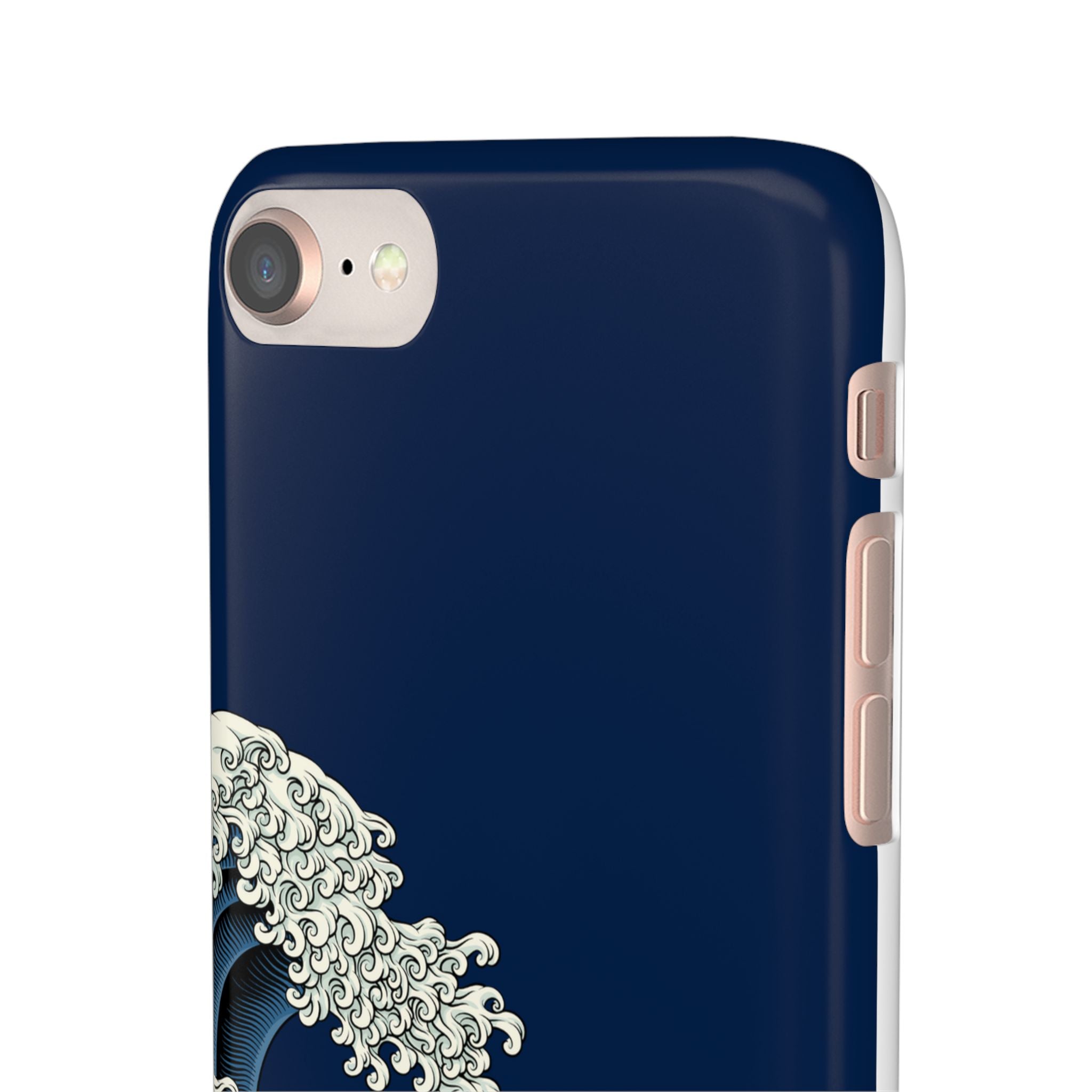 Phone Case — 'Go with the Flow' Wave Design
