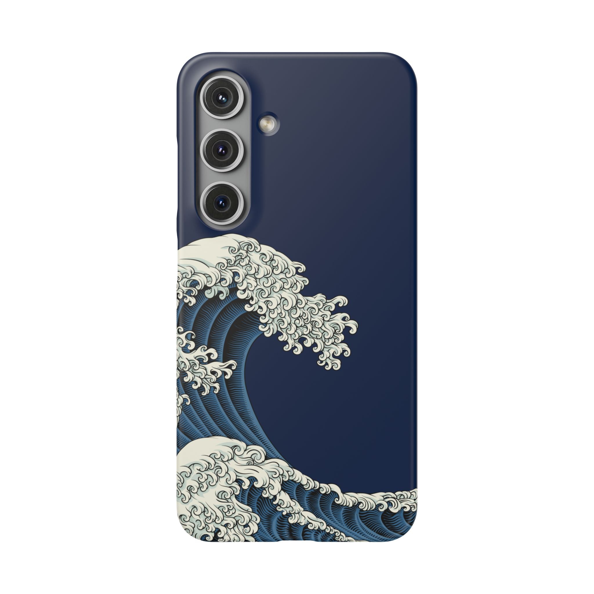 Phone Case — 'Go with the Flow' Wave Design
