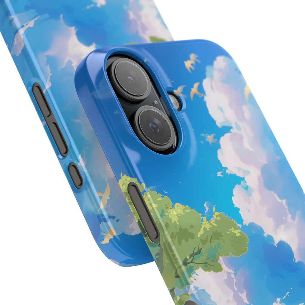 Snap Case Phone Case — Blue Sky Meadow Cloud Art