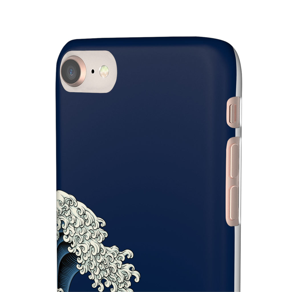 Phone Case — 'Go with the Flow' Wave Design