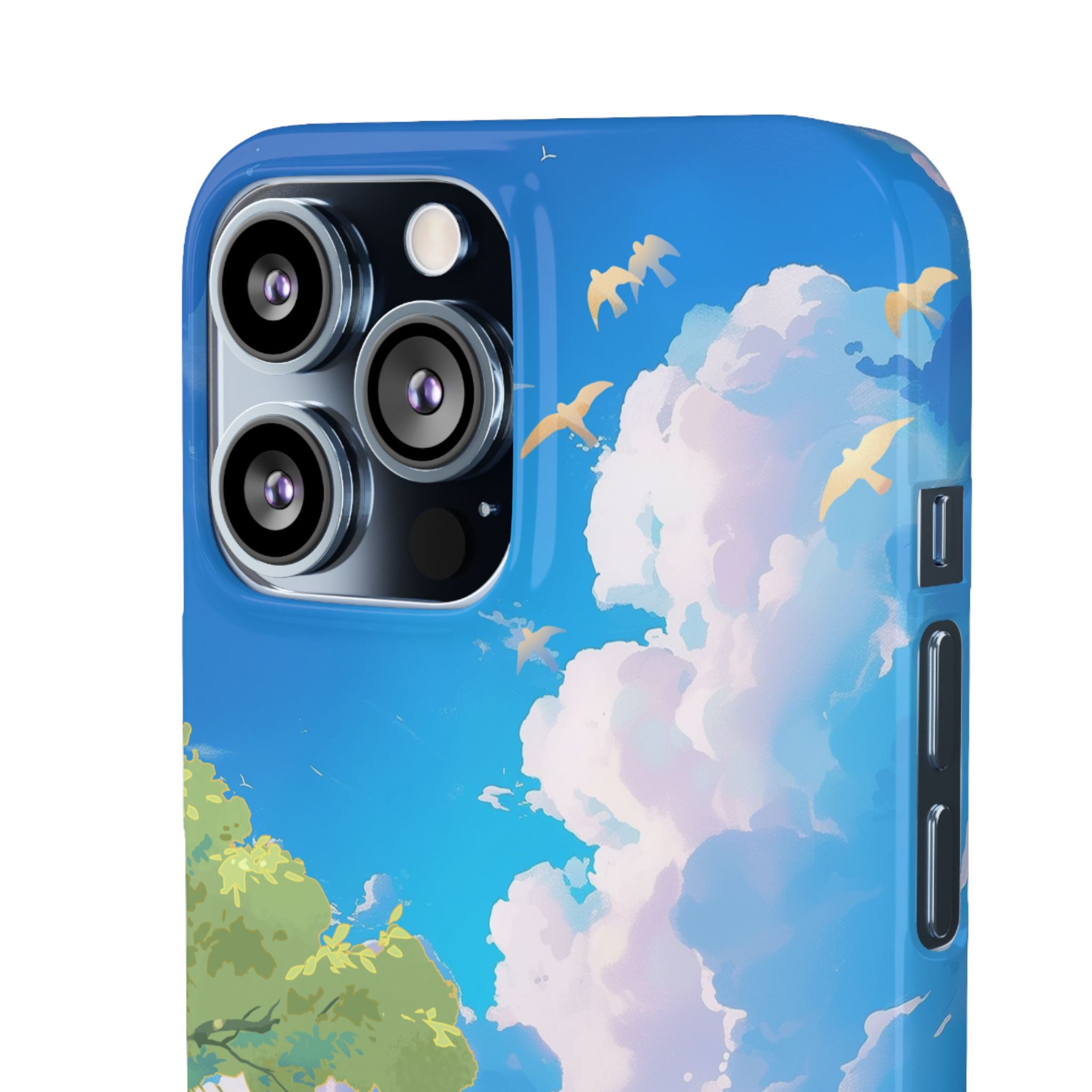 Snap Case Phone Case — Blue Sky Meadow Cloud Art