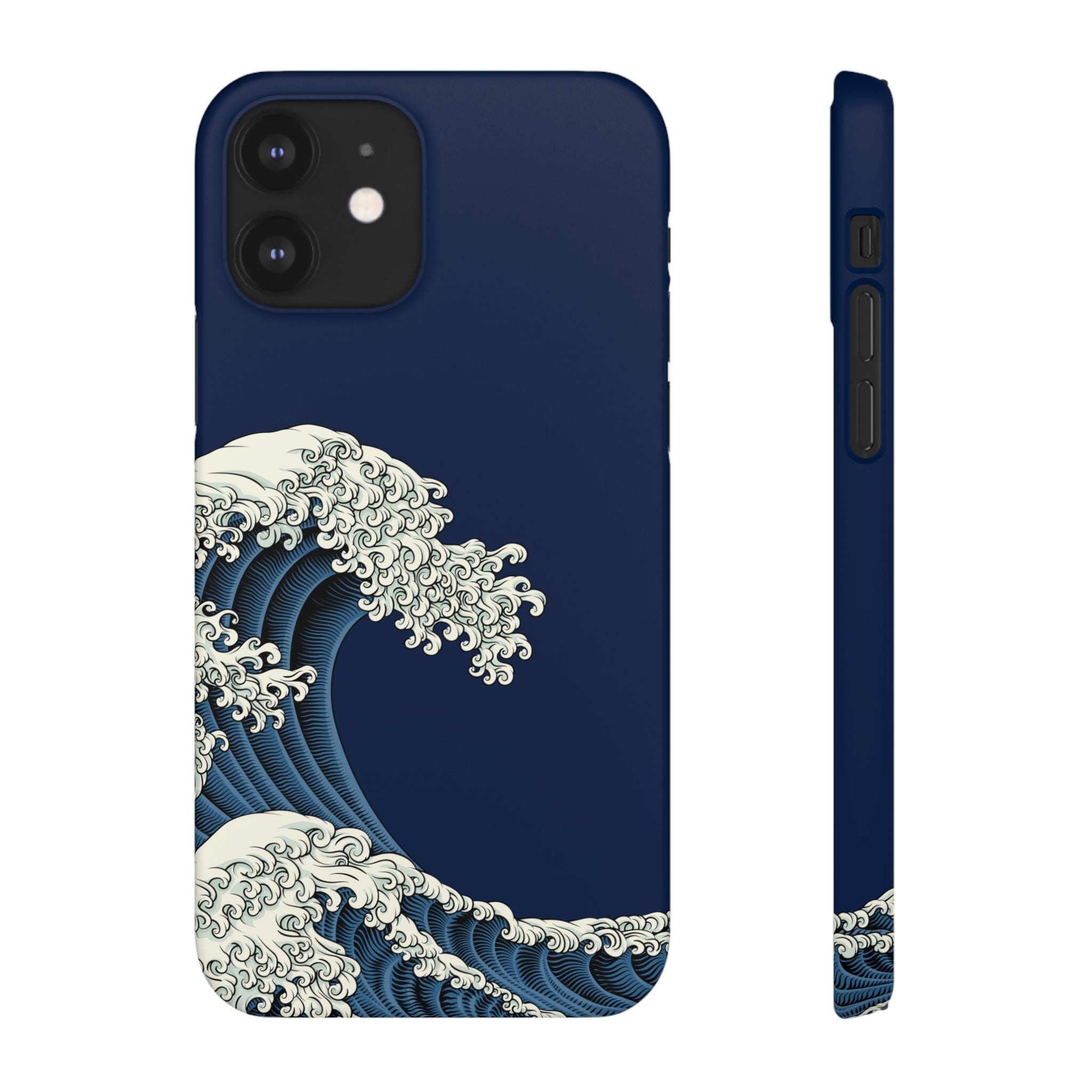 Phone Case — 'Go with the Flow' Wave Design