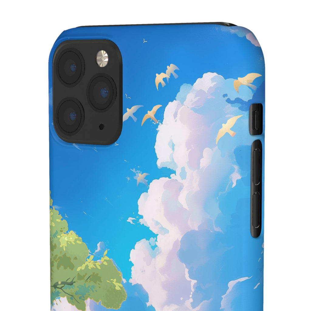 Snap Case Phone Case — Blue Sky Meadow Cloud Art
