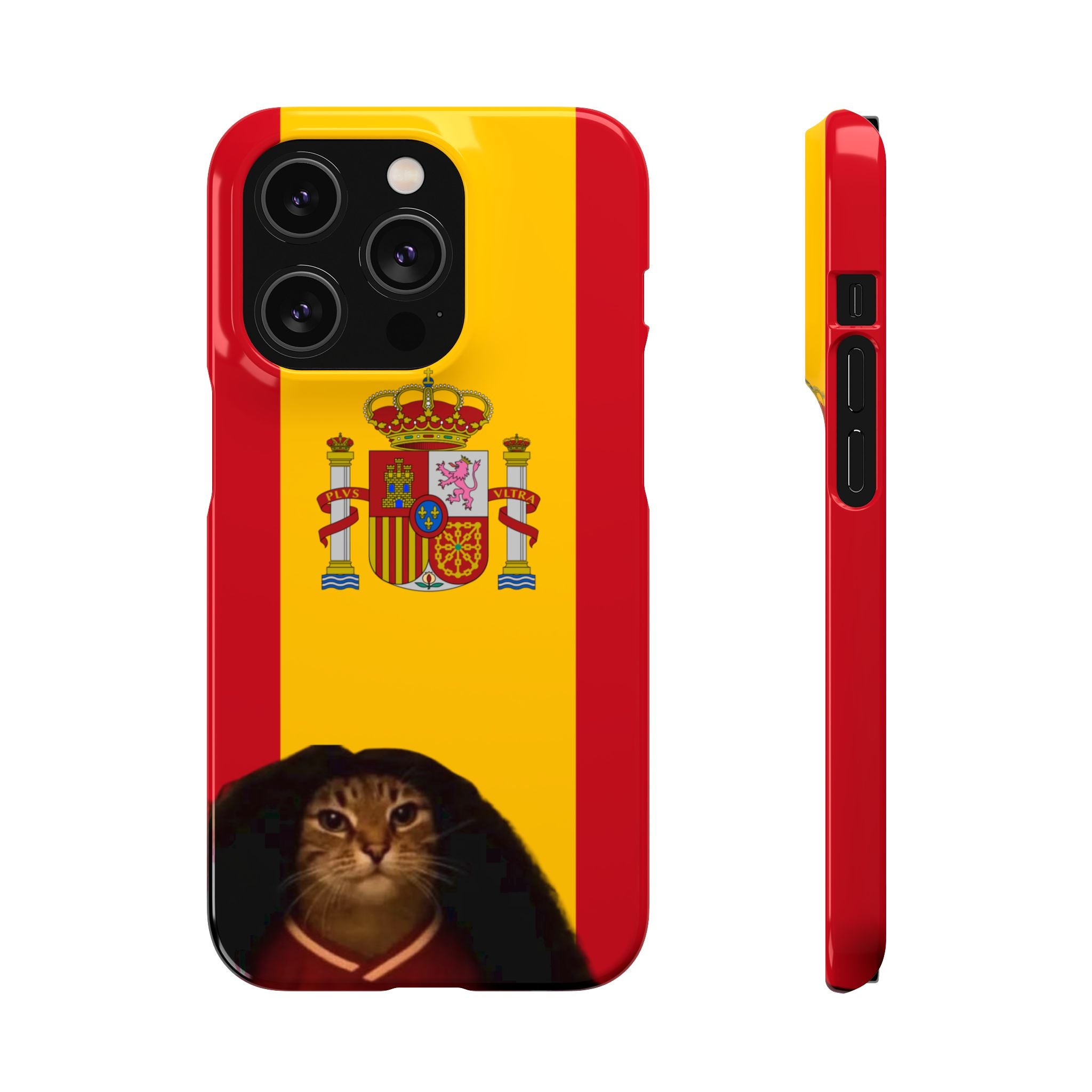 Cucurella Cat Phone Case — Spain Crest Snap Case