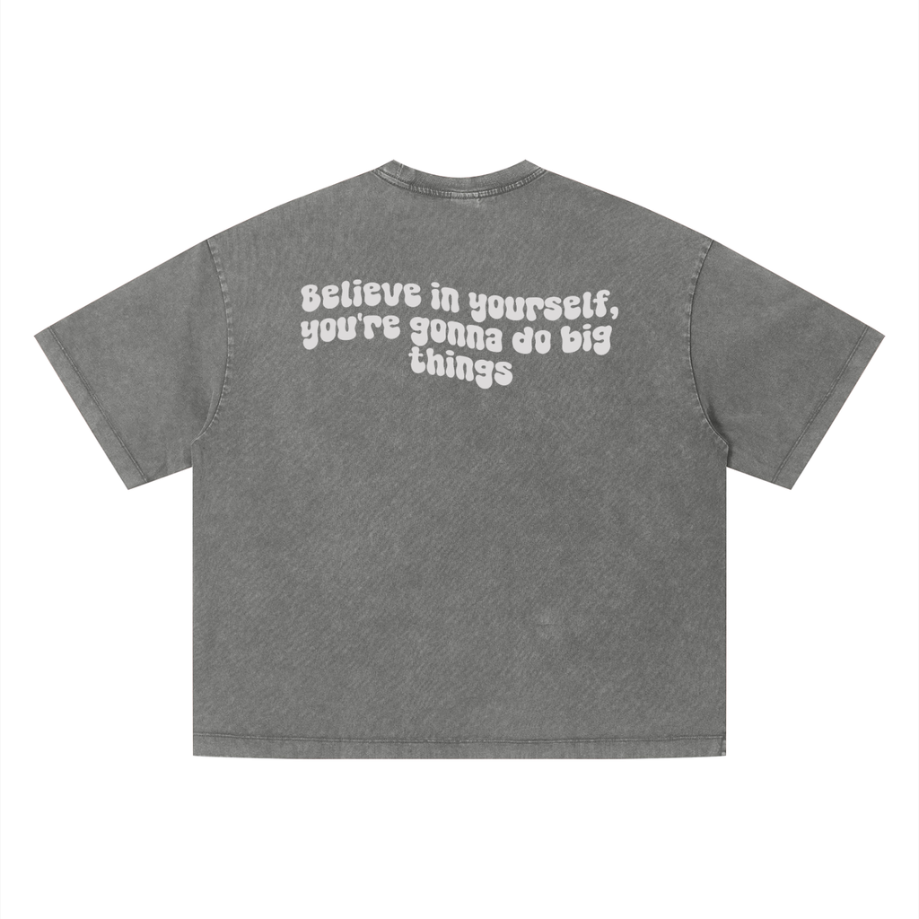 Unisex Vintage Wash Boxy T-Shirt