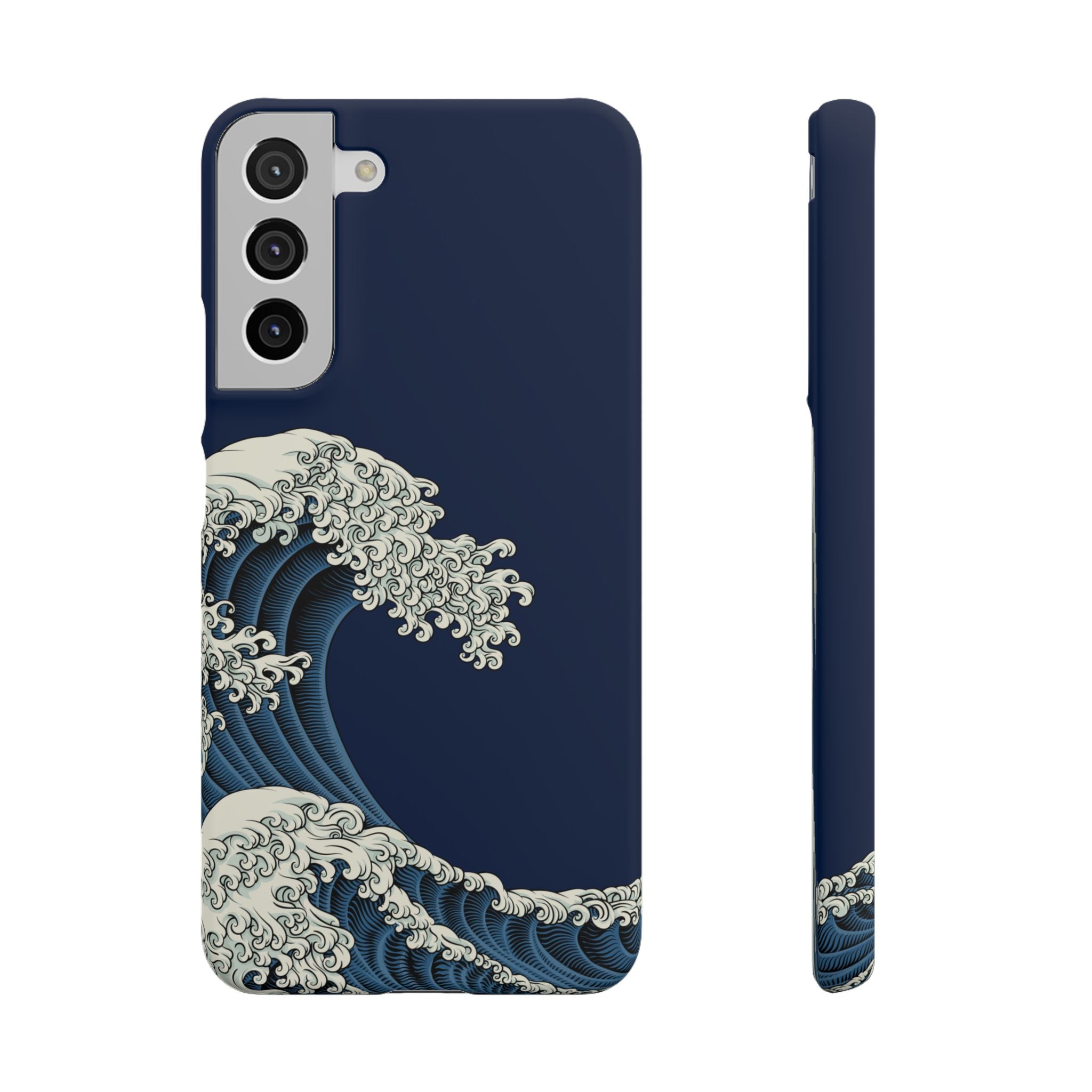 Phone Case — 'Go with the Flow' Wave Design