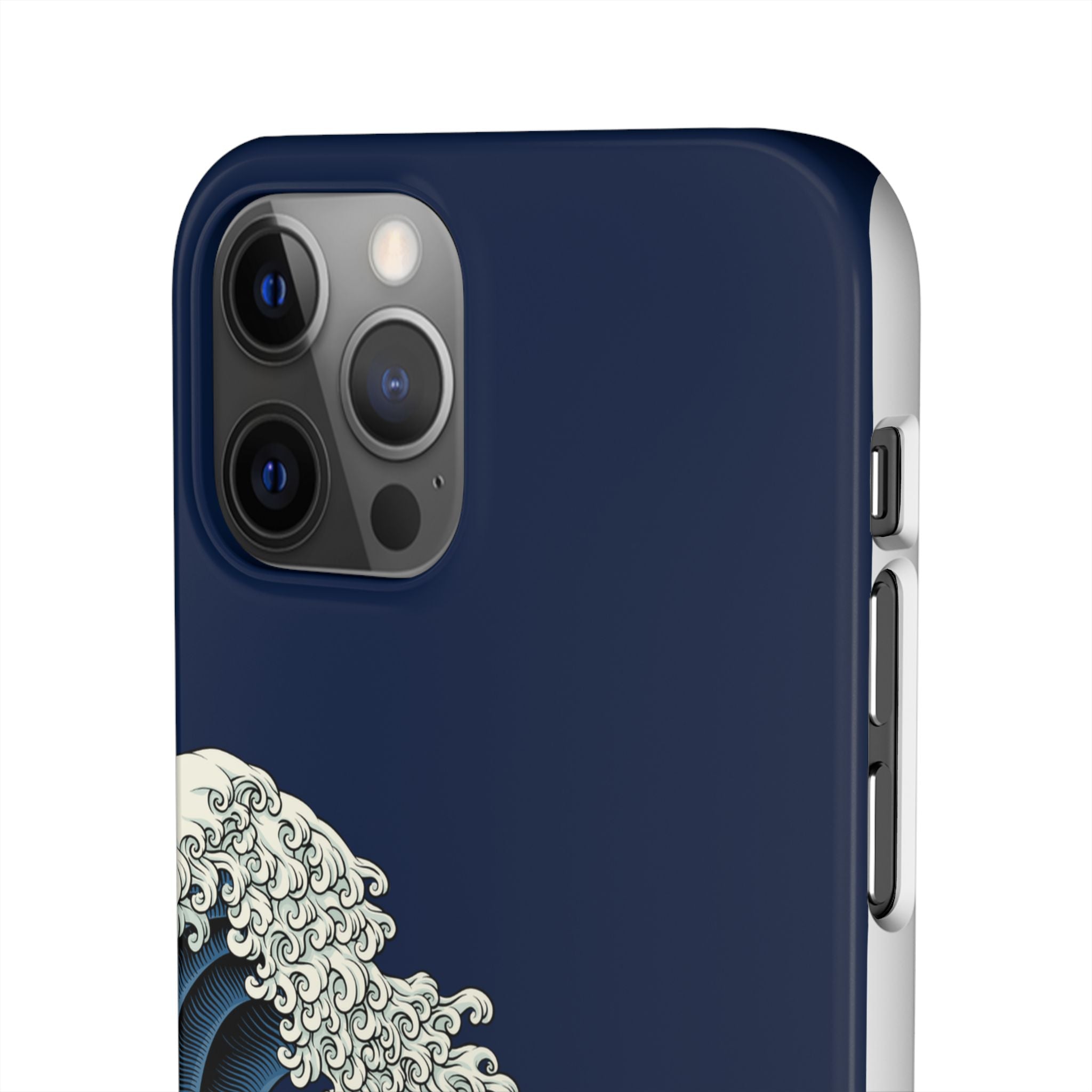 Phone Case — 'Go with the Flow' Wave Design