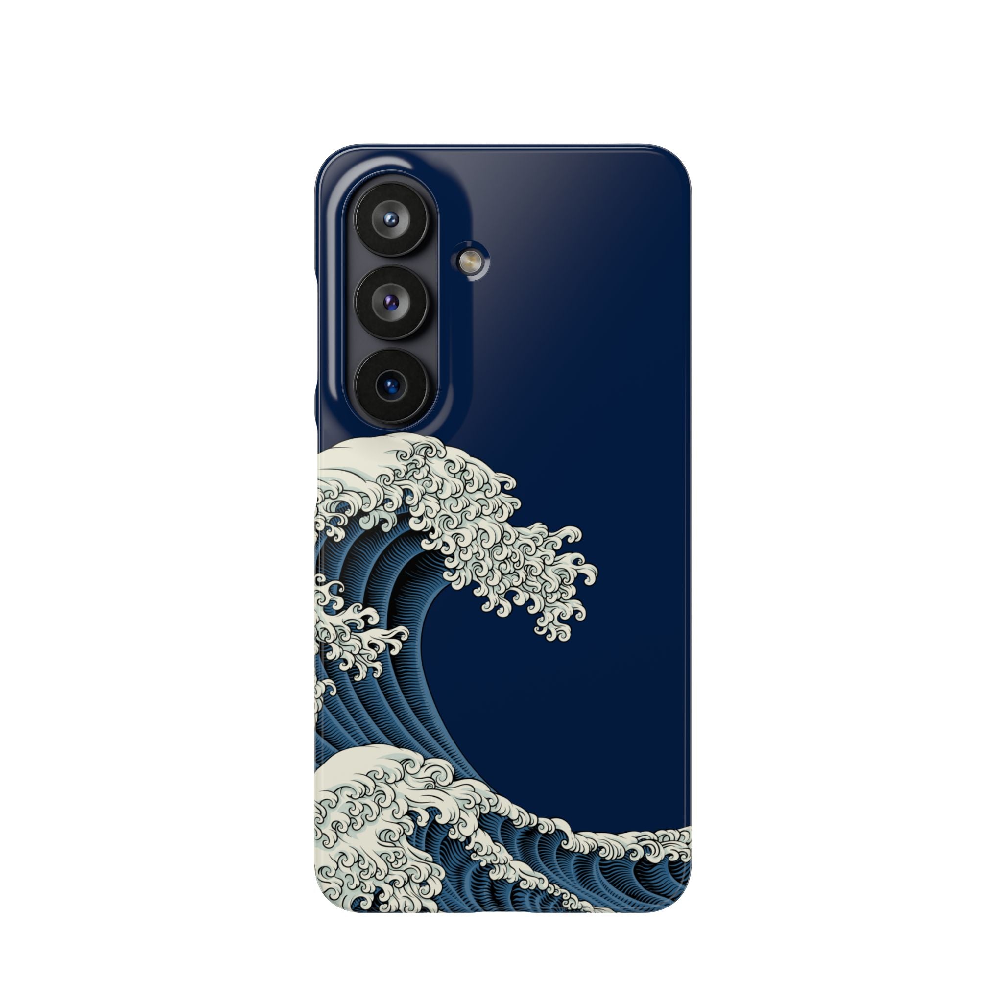 Phone Case — 'Go with the Flow' Wave Design