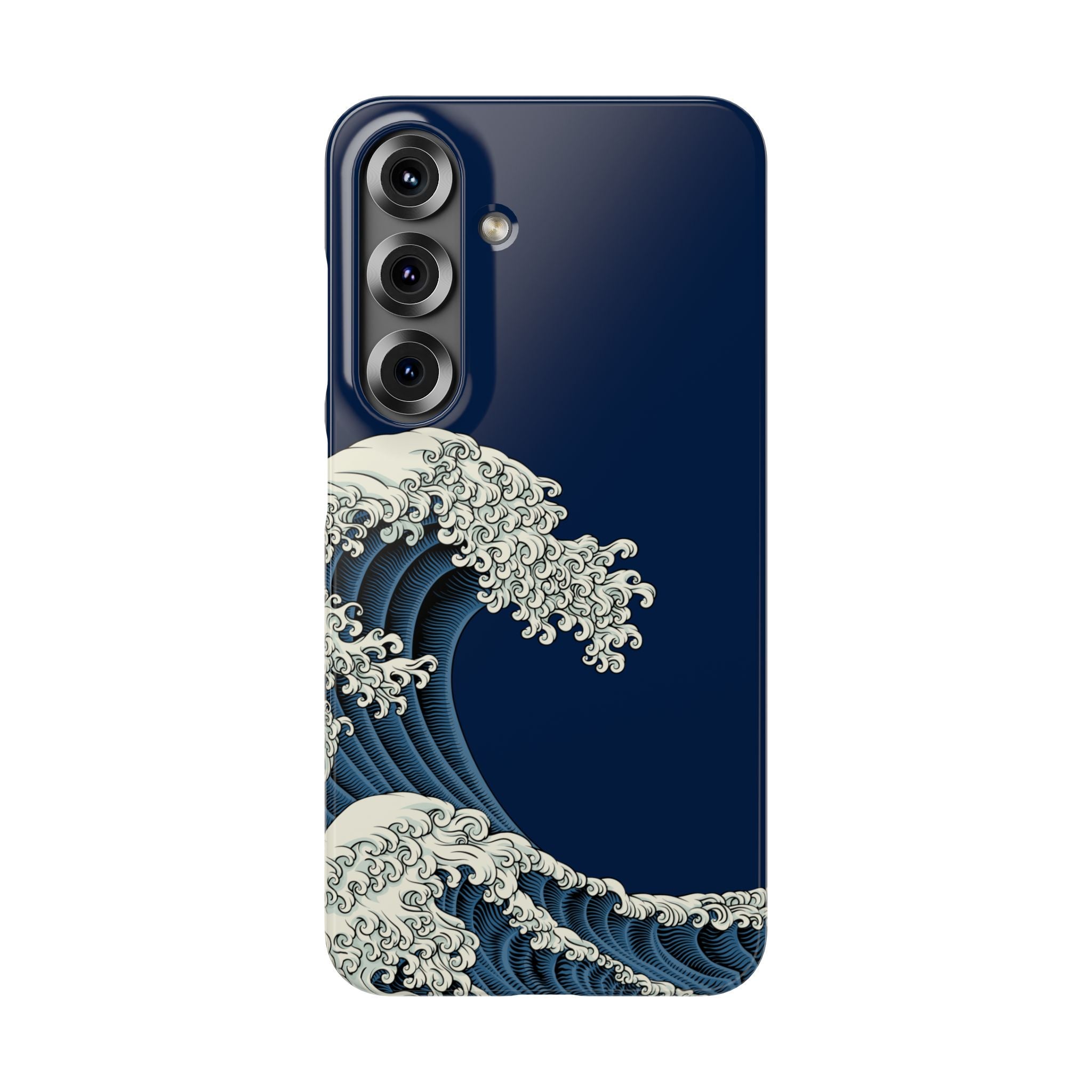 Phone Case — 'Go with the Flow' Wave Design