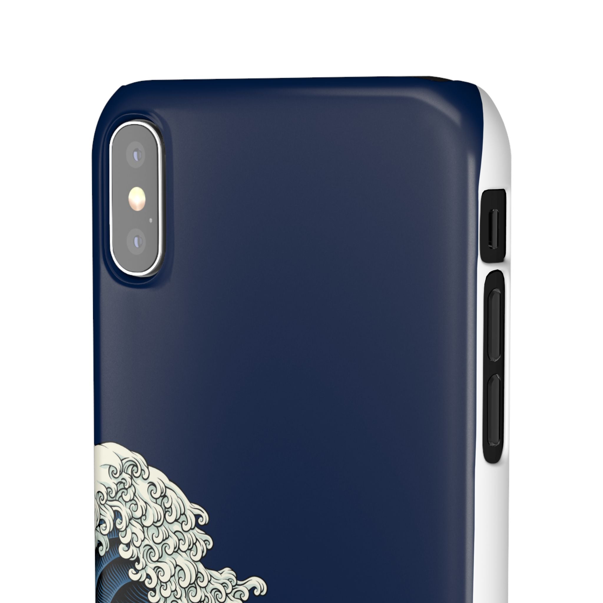 Phone Case — 'Go with the Flow' Wave Design