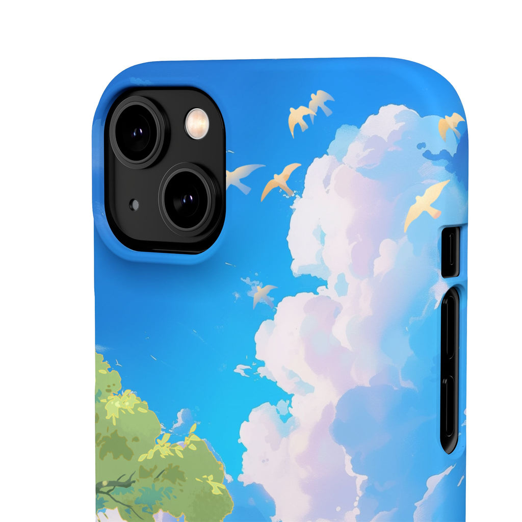 Snap Case Phone Case — Blue Sky Meadow Cloud Art