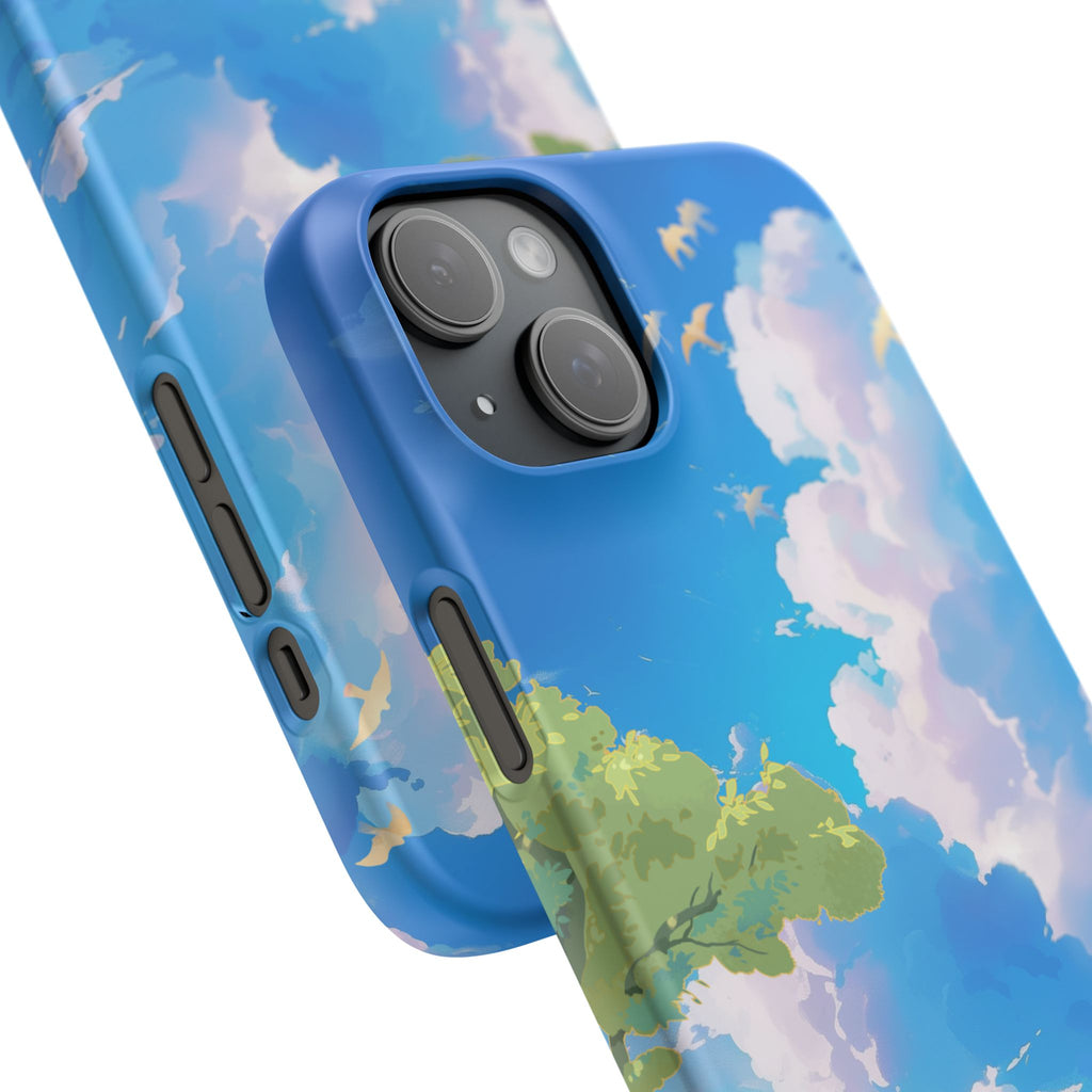 Snap Case Phone Case — Blue Sky Meadow Cloud Art