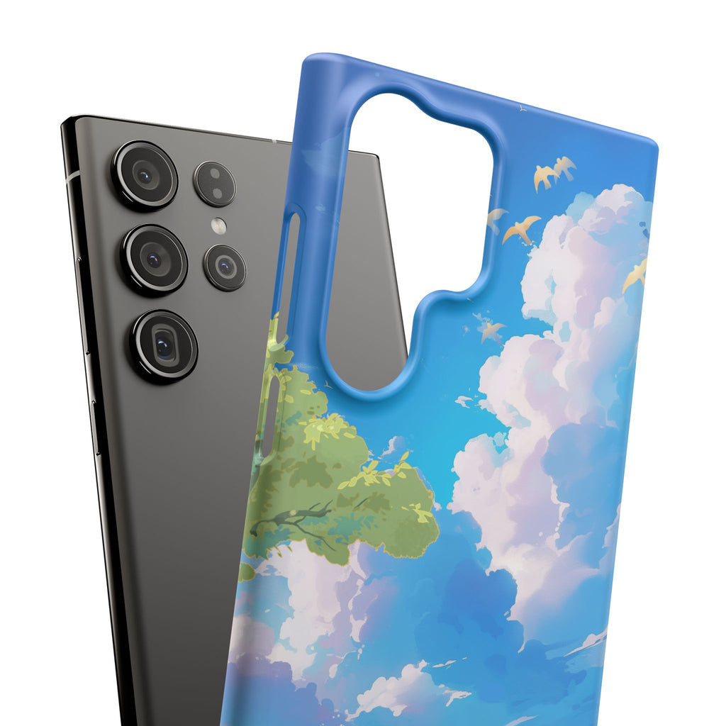 Snap Case Phone Case — Blue Sky Meadow Cloud Art