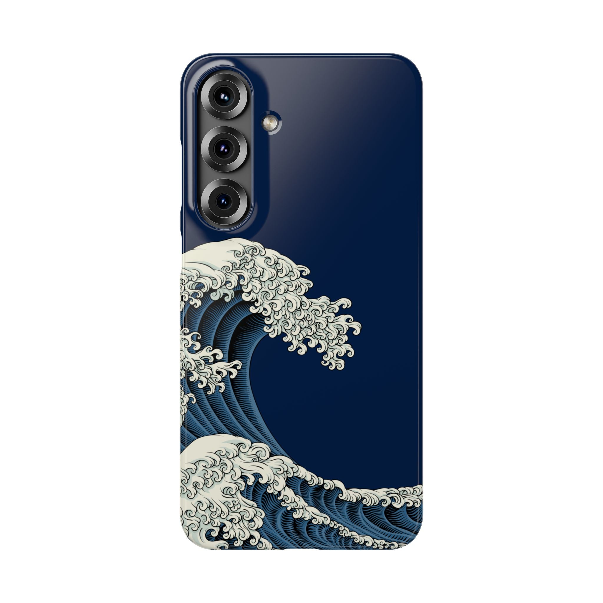 Phone Case — 'Go with the Flow' Wave Design