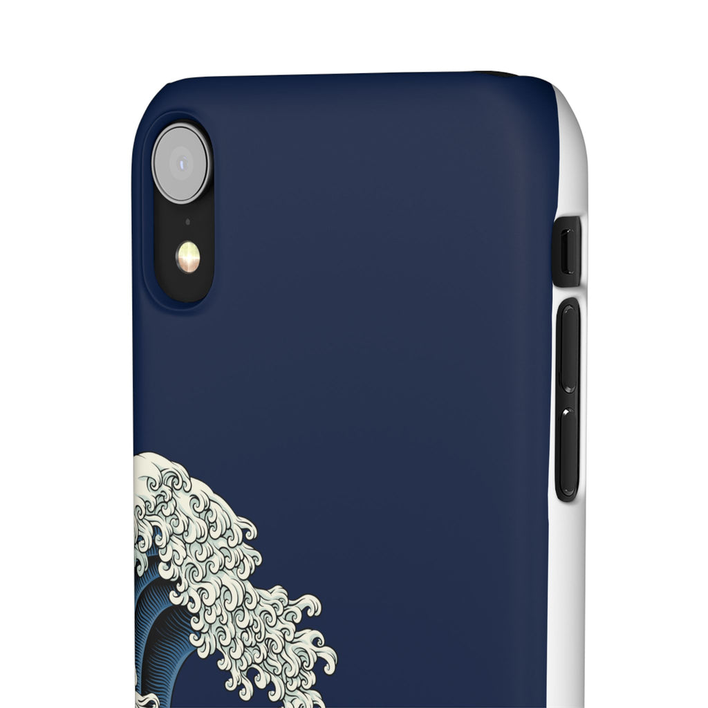 Phone Case — 'Go with the Flow' Wave Design