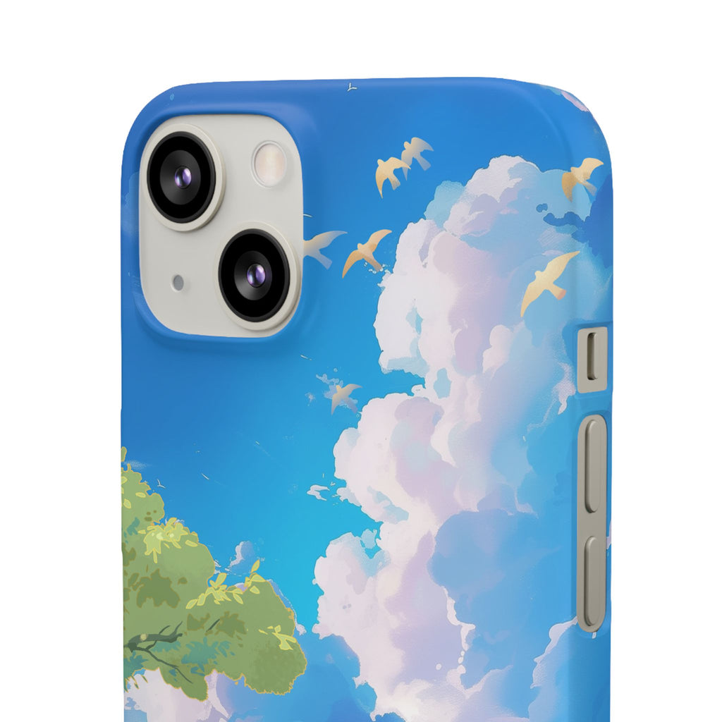 Snap Case Phone Case — Blue Sky Meadow Cloud Art
