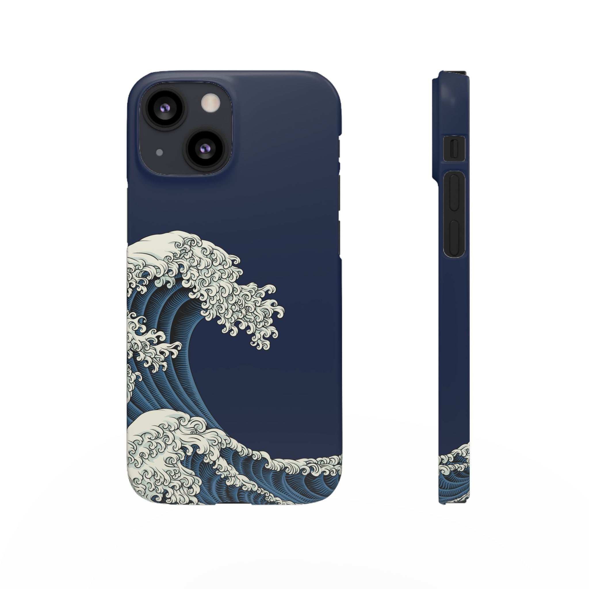 Phone Case — 'Go with the Flow' Wave Design