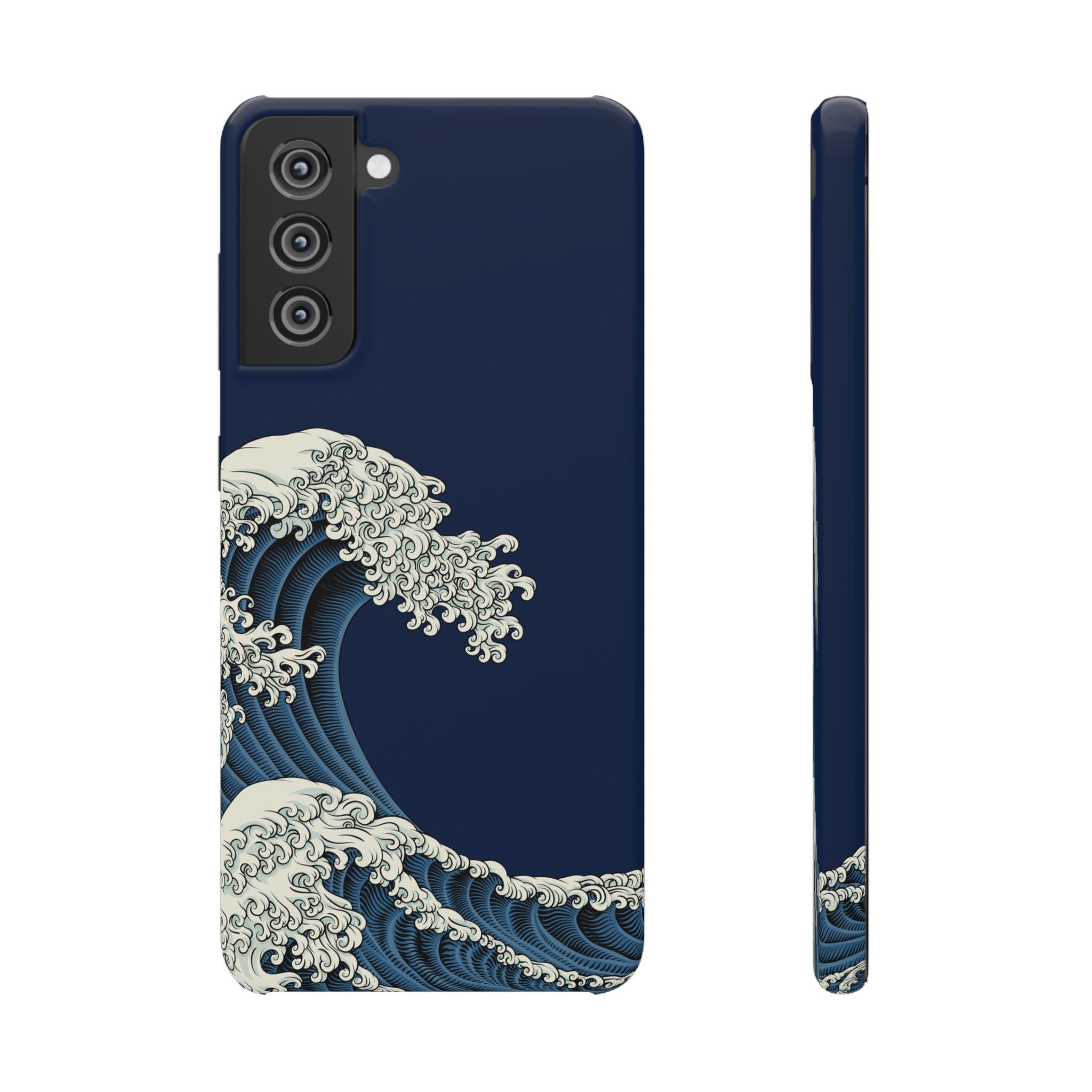 Phone Case — 'Go with the Flow' Wave Design