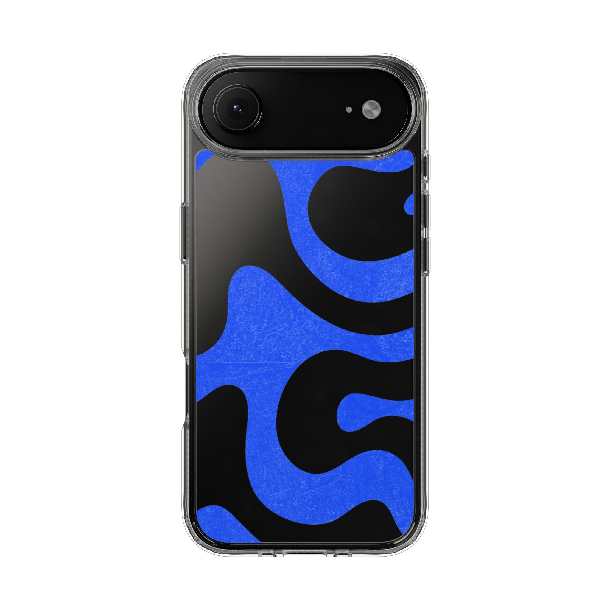 Copy of Abstract Blue Wave Clear Phone Case
