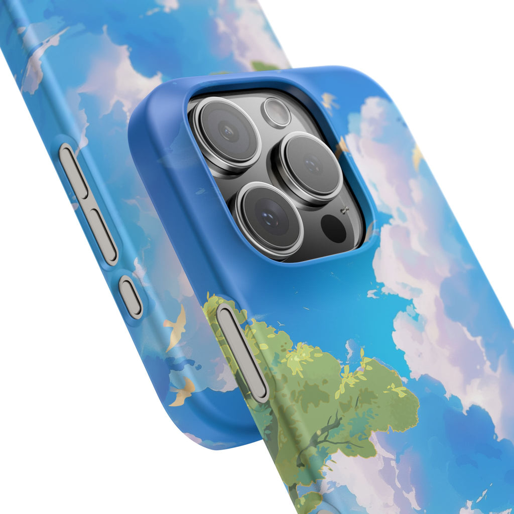 Snap Case Phone Case — Blue Sky Meadow Cloud Art